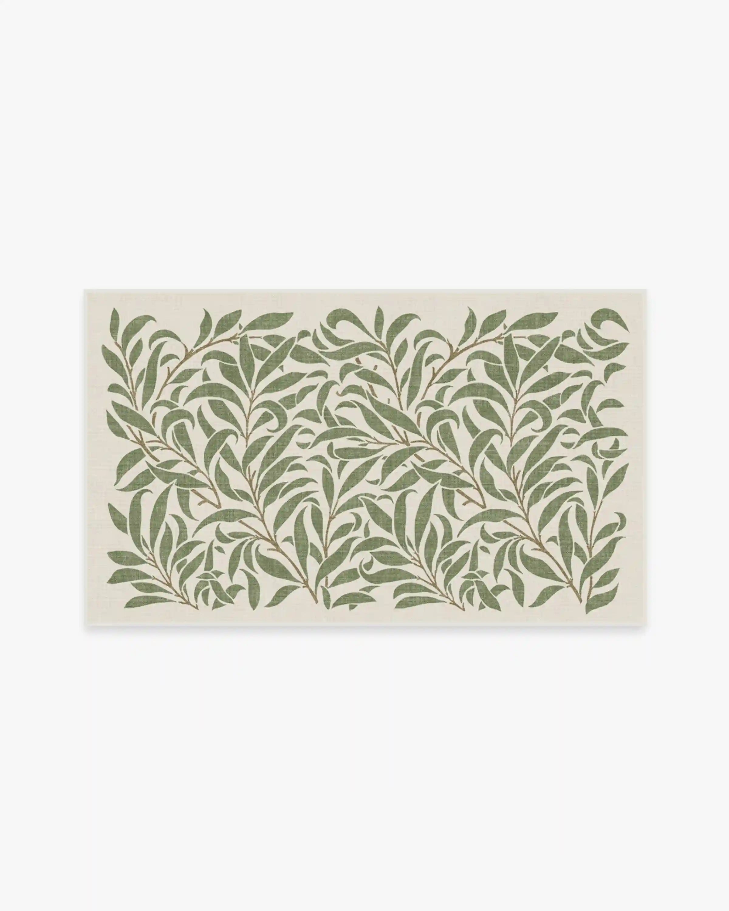 Pure Willow Boughs Green Rug by Morris & Co.