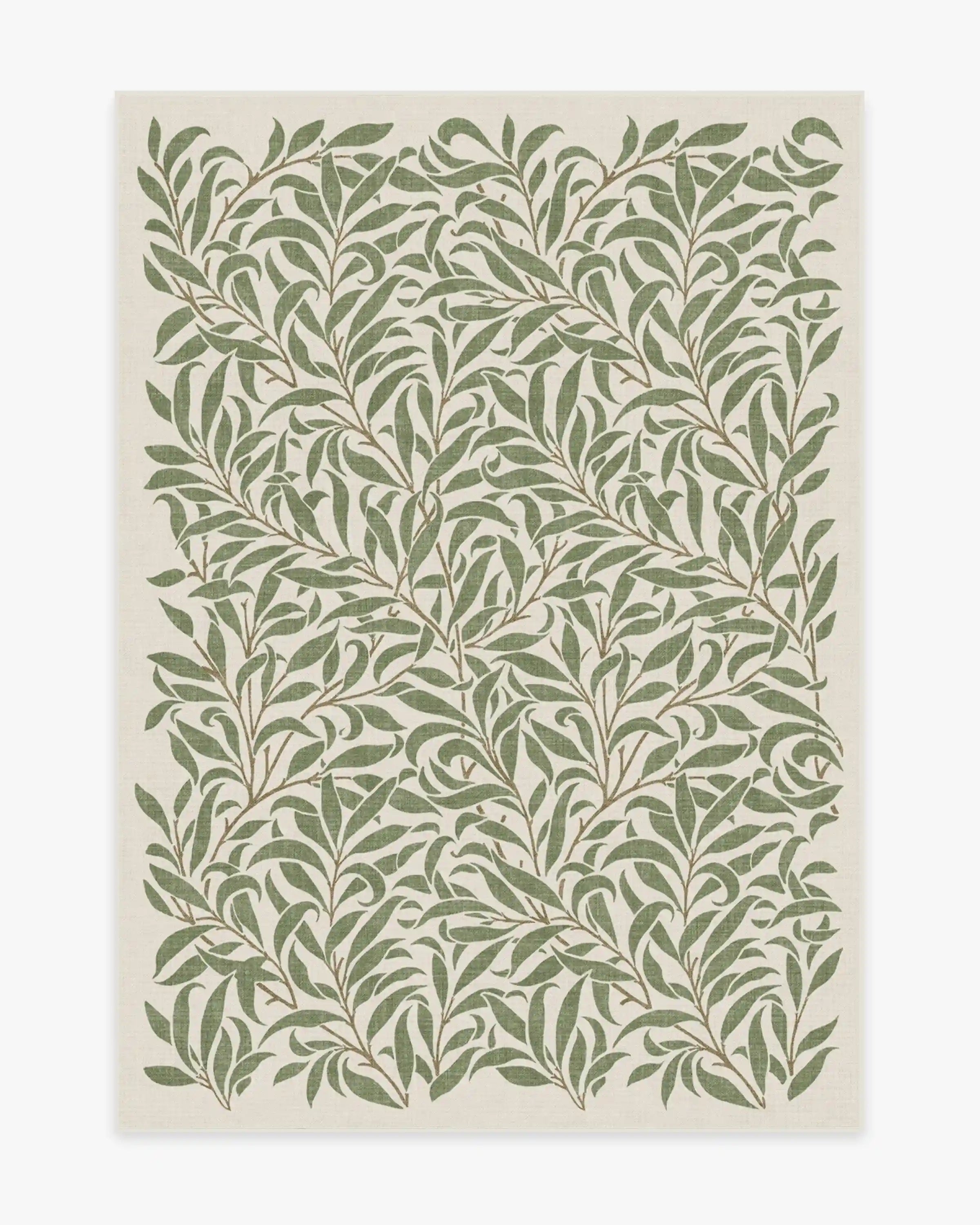 Pure Willow Boughs Green Rug by Morris & Co.