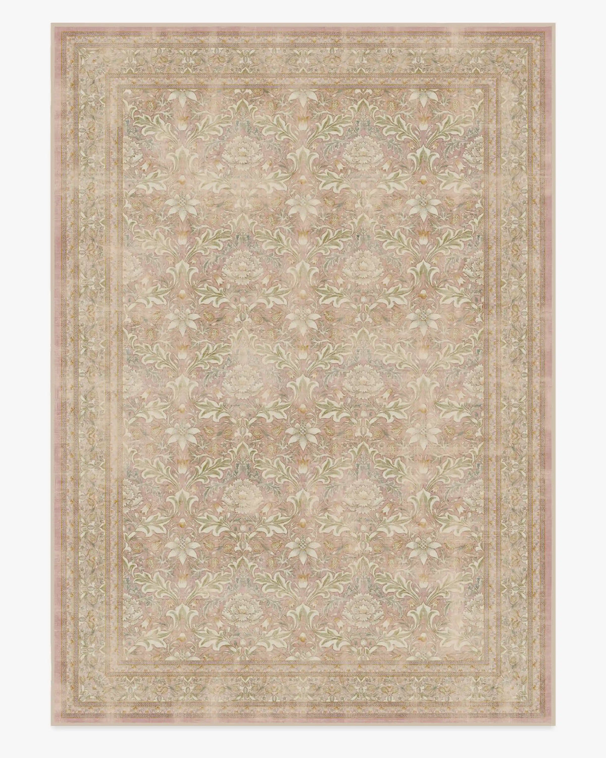 Simply Severn Soft Pink Rug by Morris & Co.