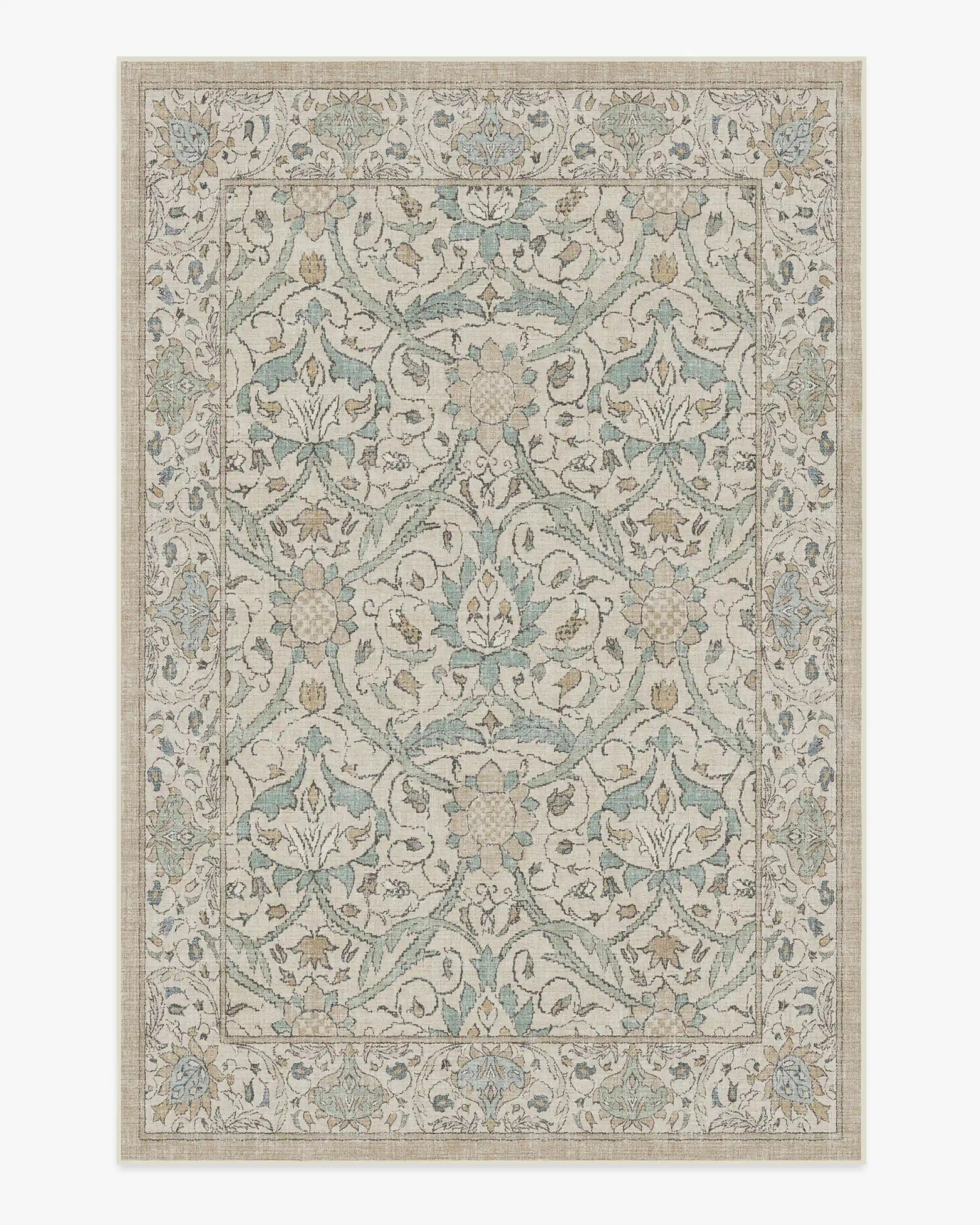 Montreal Natural Jade Rug by Morris & Co.