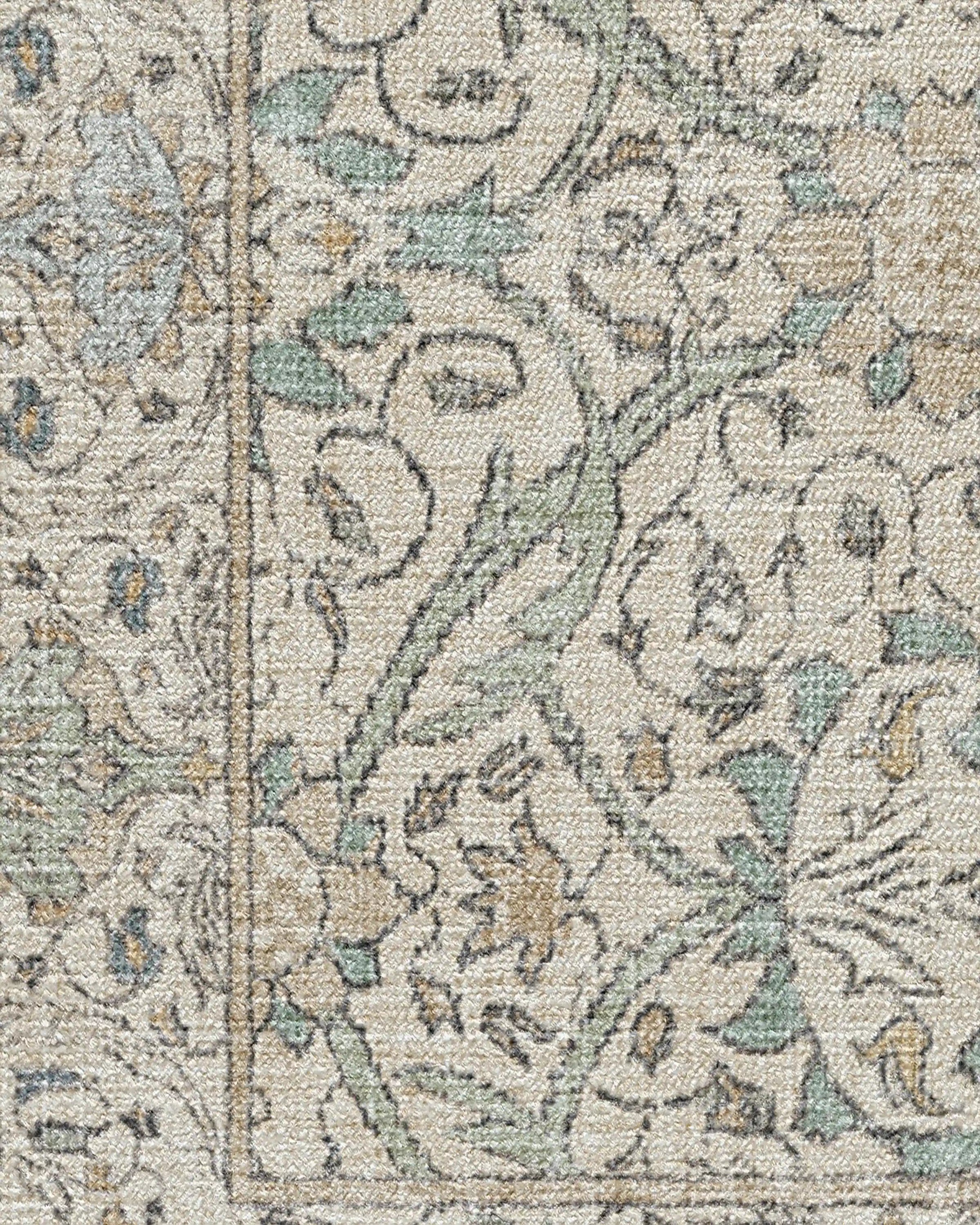 Montreal Natural Jade Rug by Morris & Co.