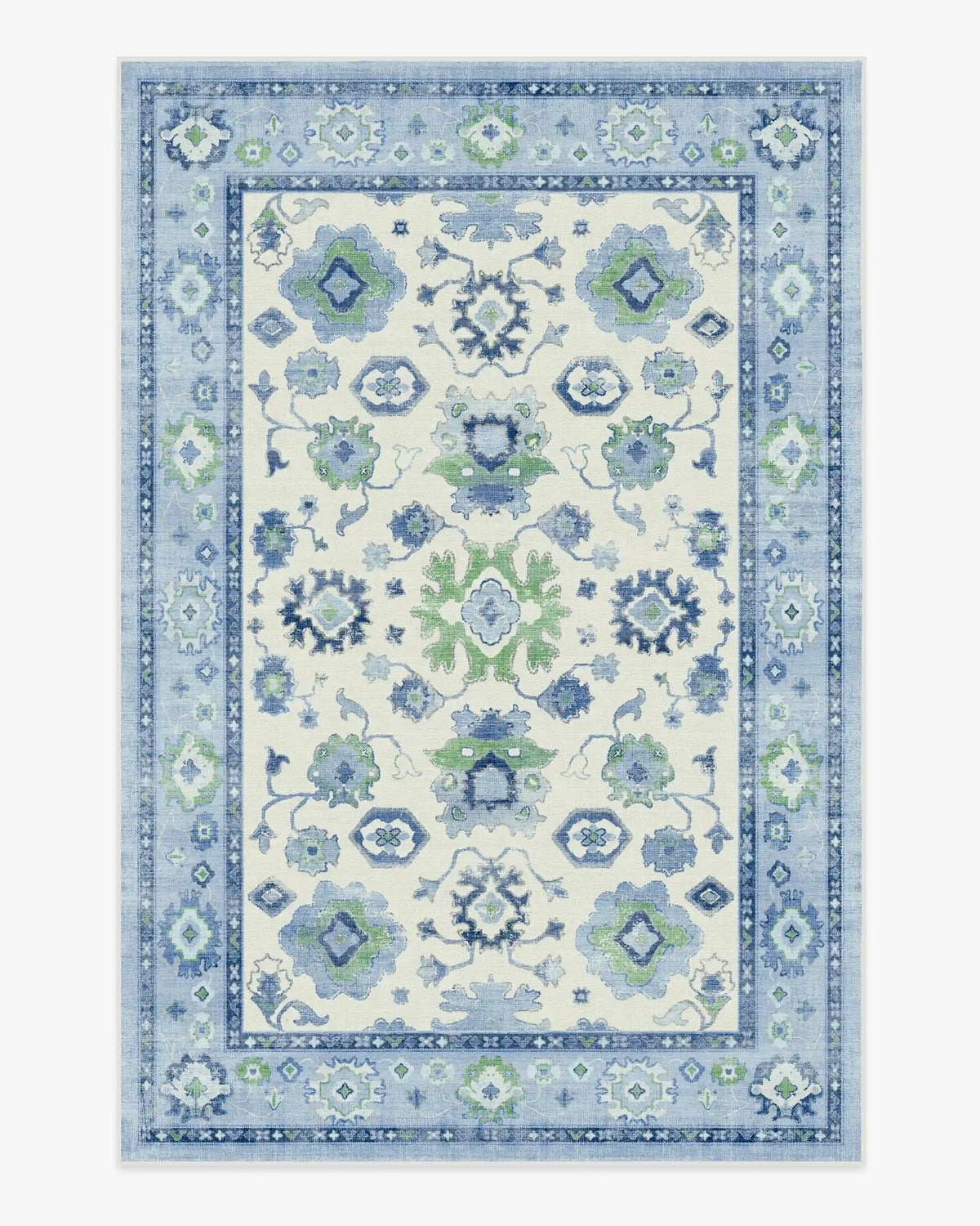 Serena Blue Rug by Mrs. Alice