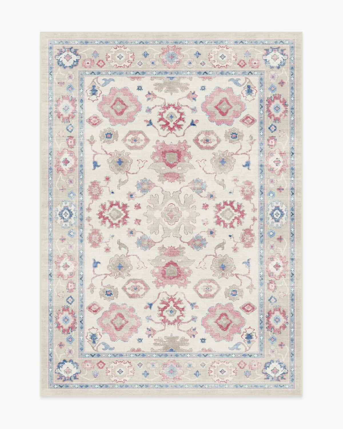 Serena Pink Rug by Mrs. Alice