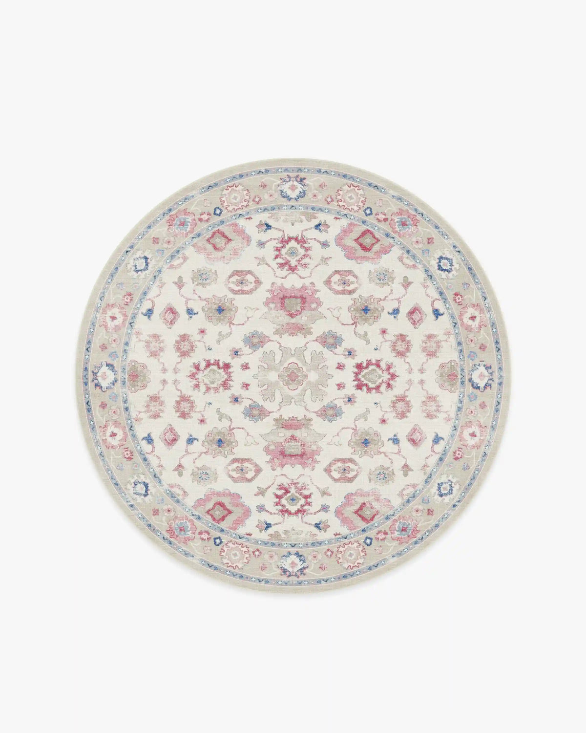 Serena Pink Rug by Mrs. Alice