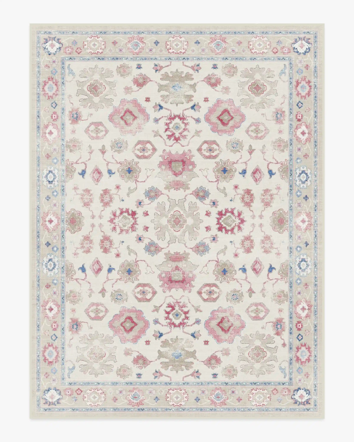 Serena Pink Rug by Mrs. Alice