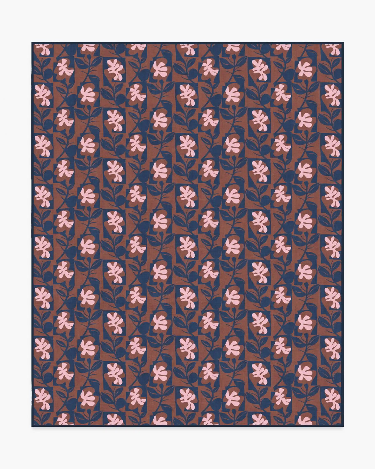 Naatit Rust Rug by Marimekko