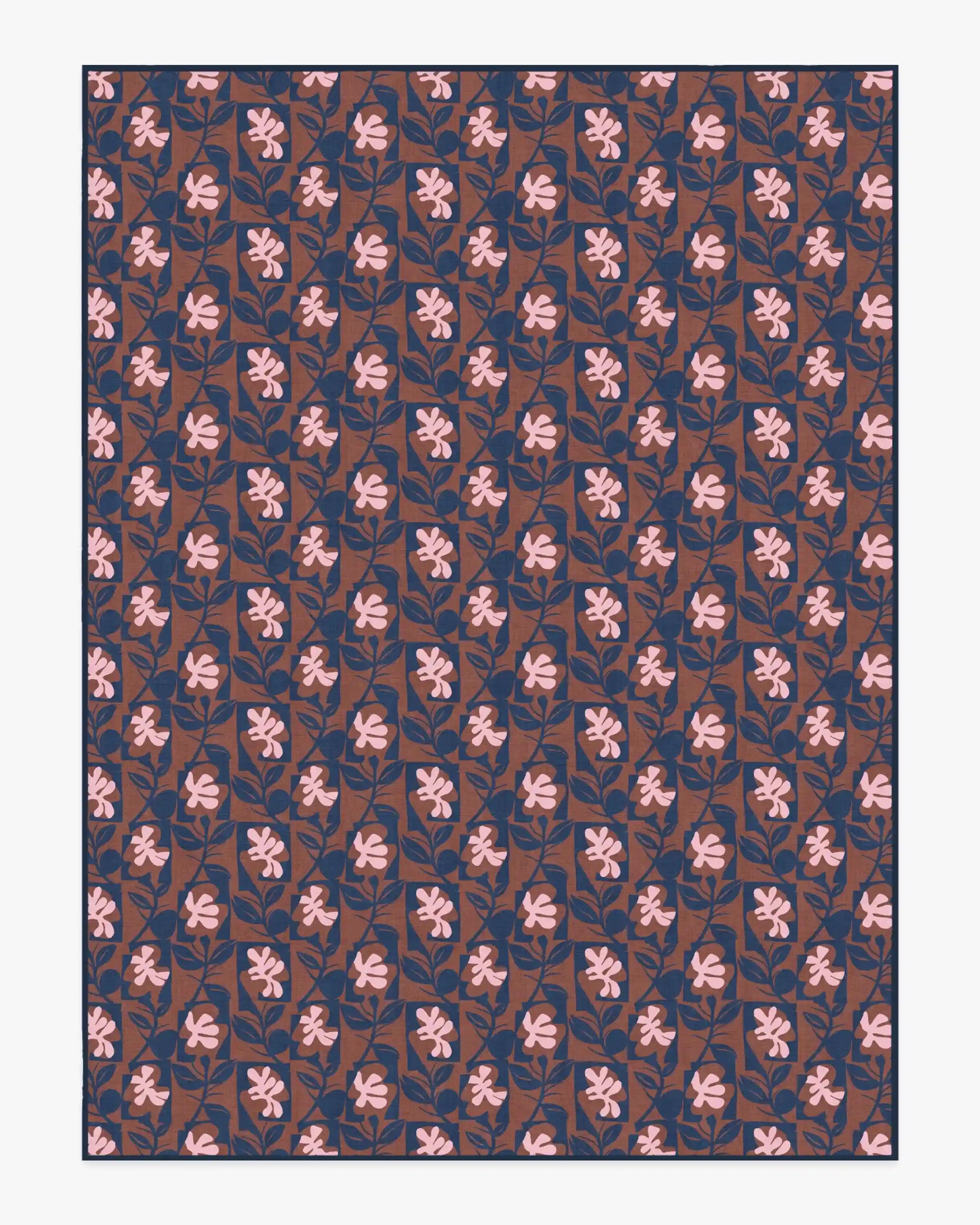 Naatit Rust Rug by Marimekko