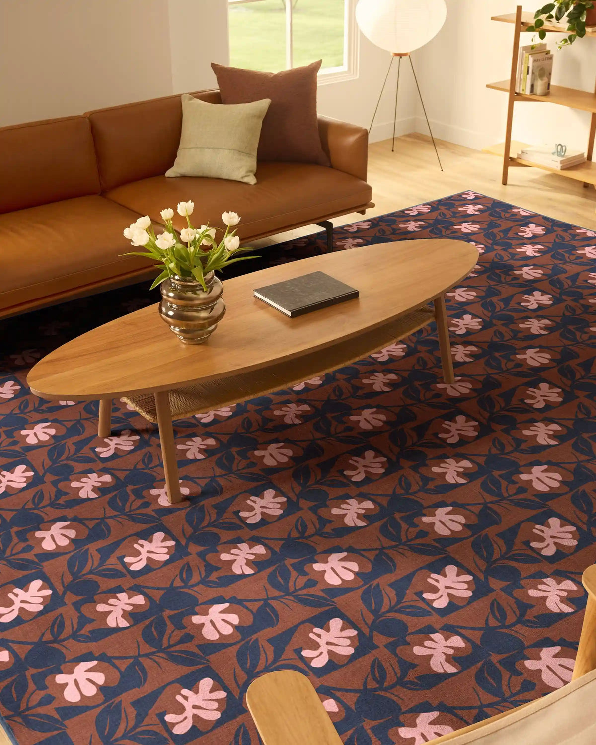 Naatit Rust Rug by Marimekko