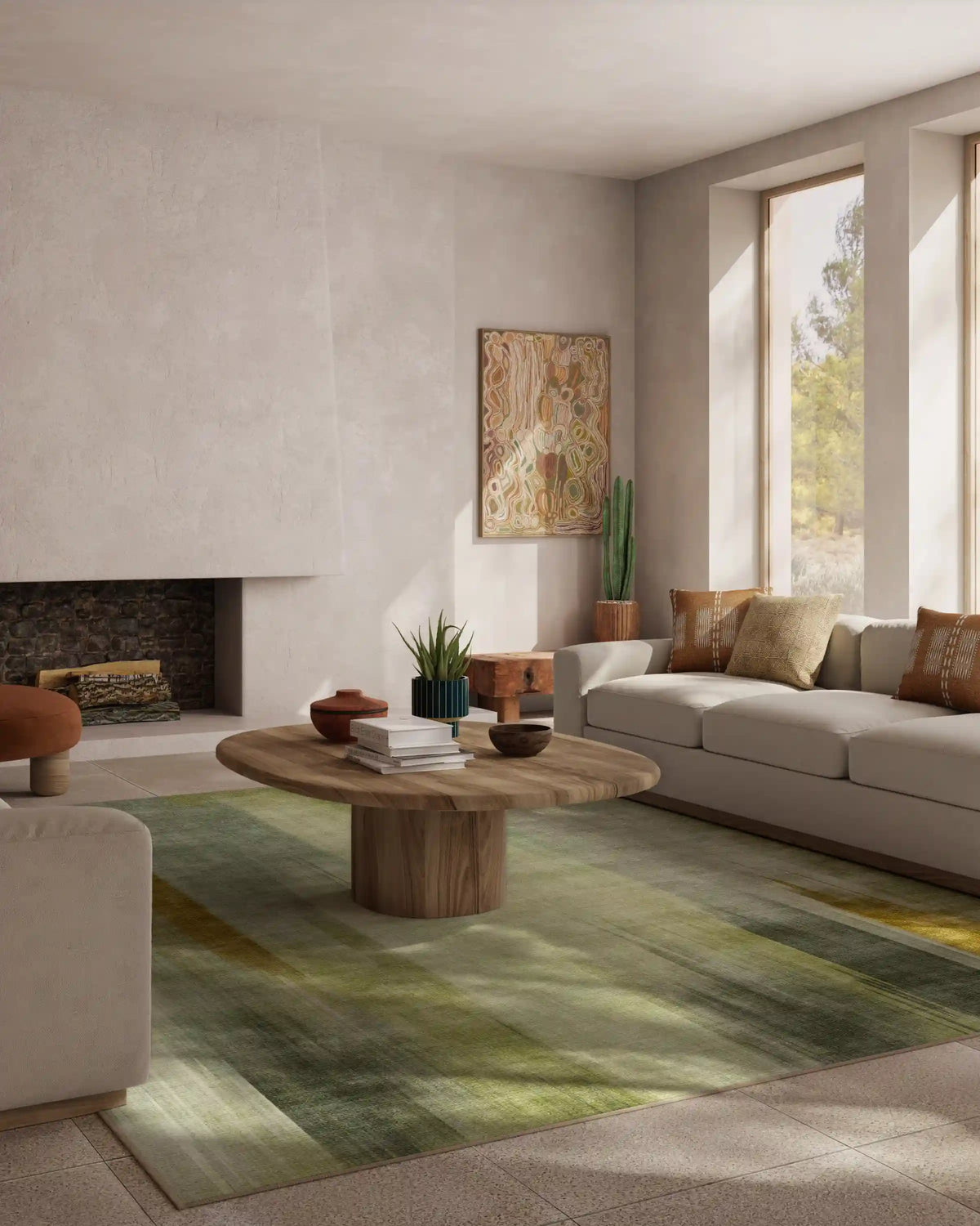 Ombré Mirage Green Rug