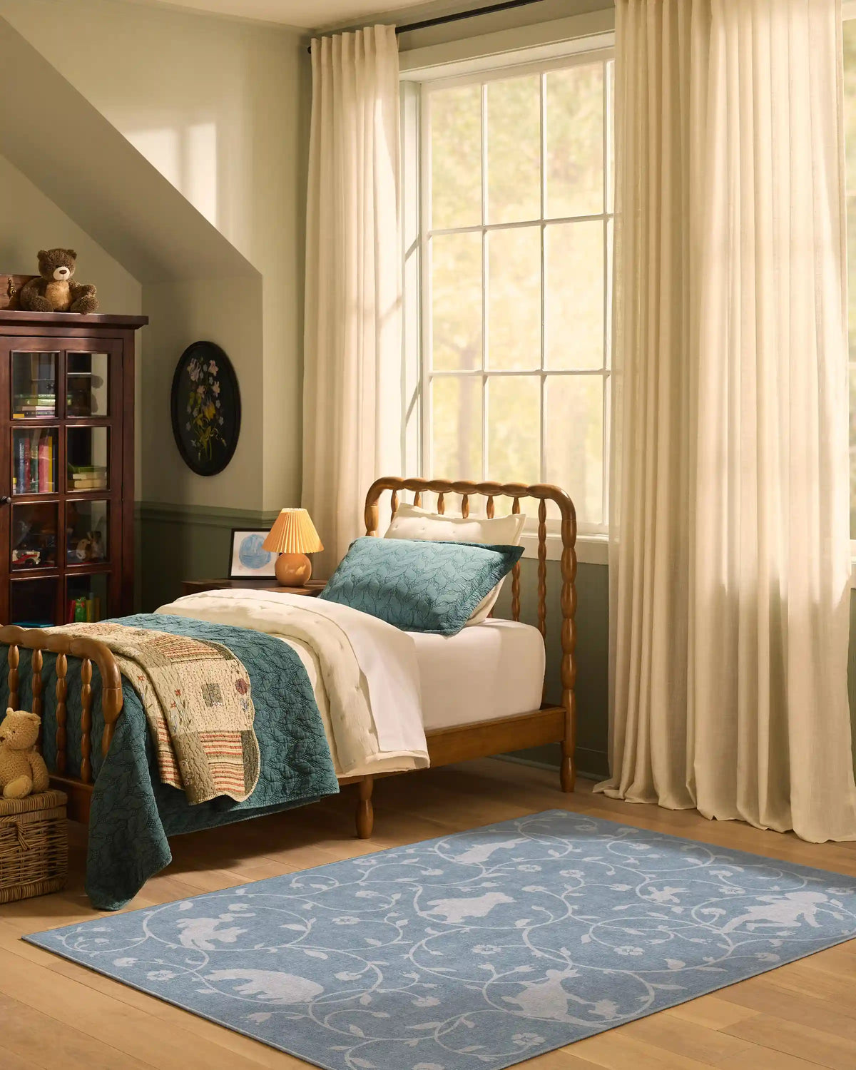 Once Upon a Gathering Soft Blue Rug