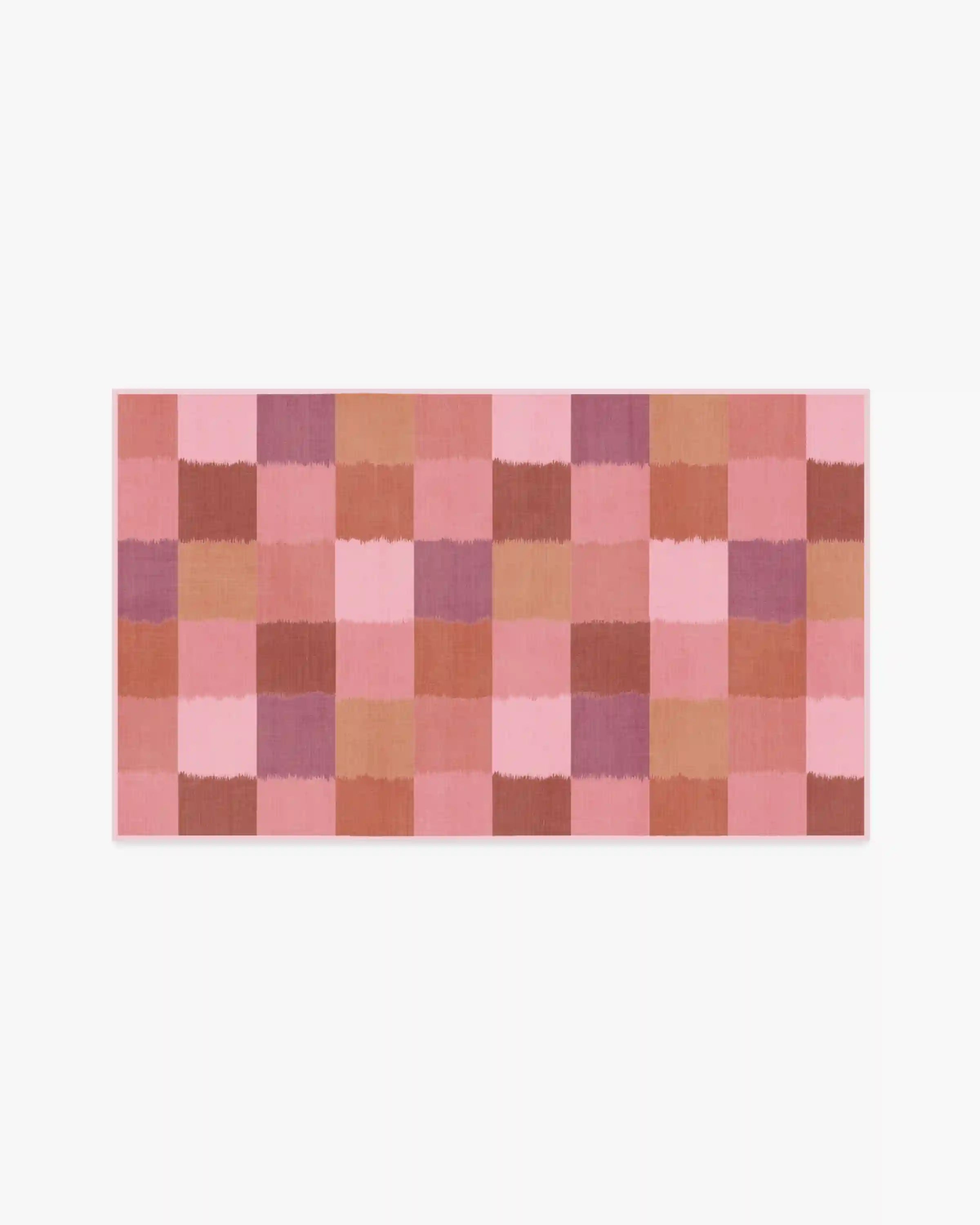 Ostjakki Pink & Orange Rug by Marimekko