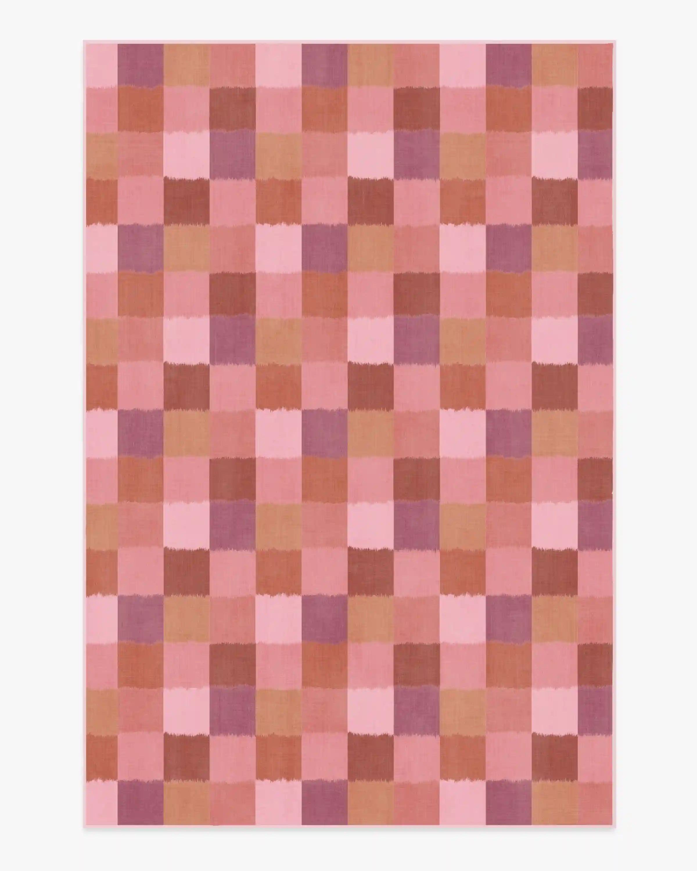 Ostjakki Pink & Orange Rug by Marimekko