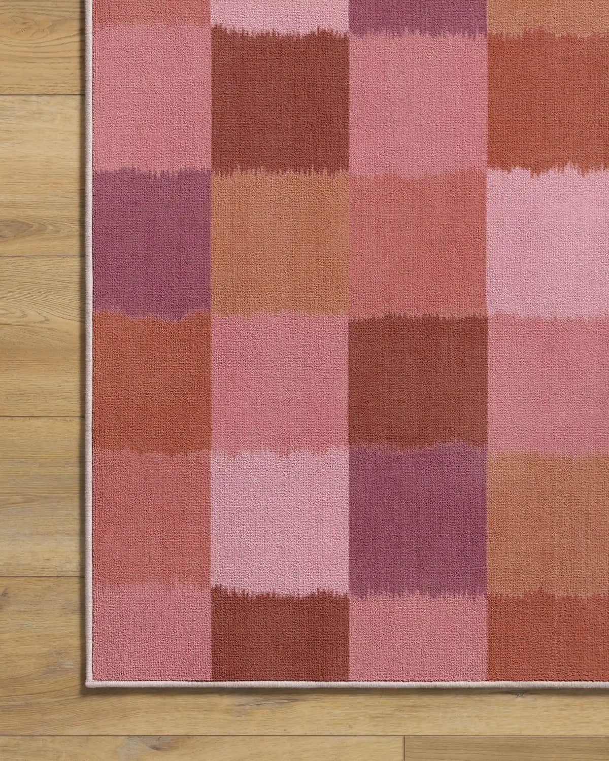 Ostjakki Pink & Orange Rug by Marimekko