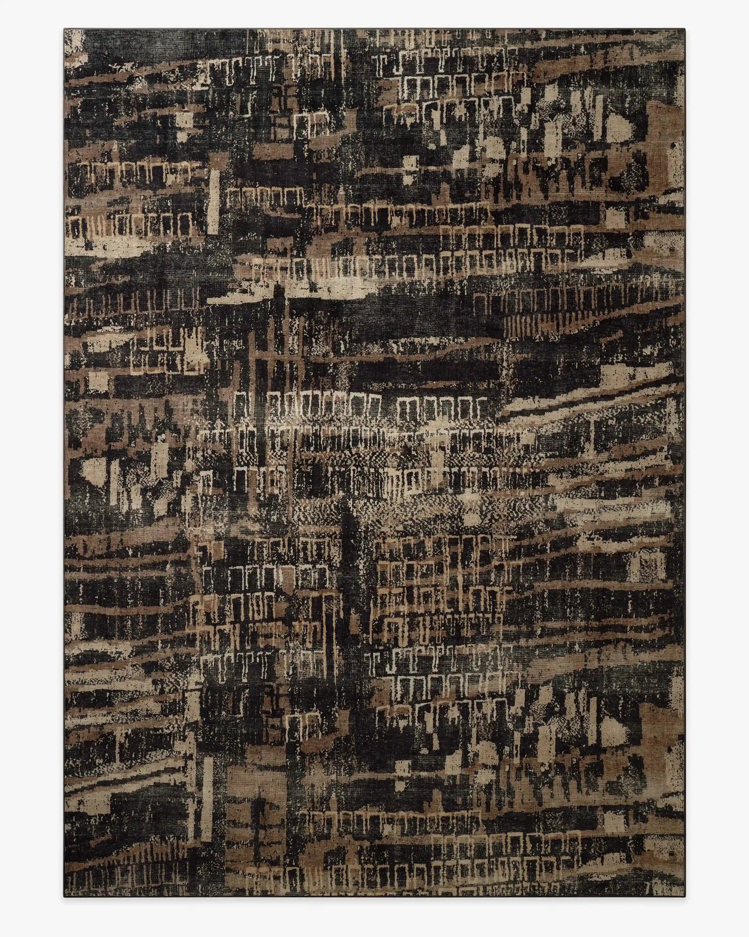 Ourea Dark Wood Rug