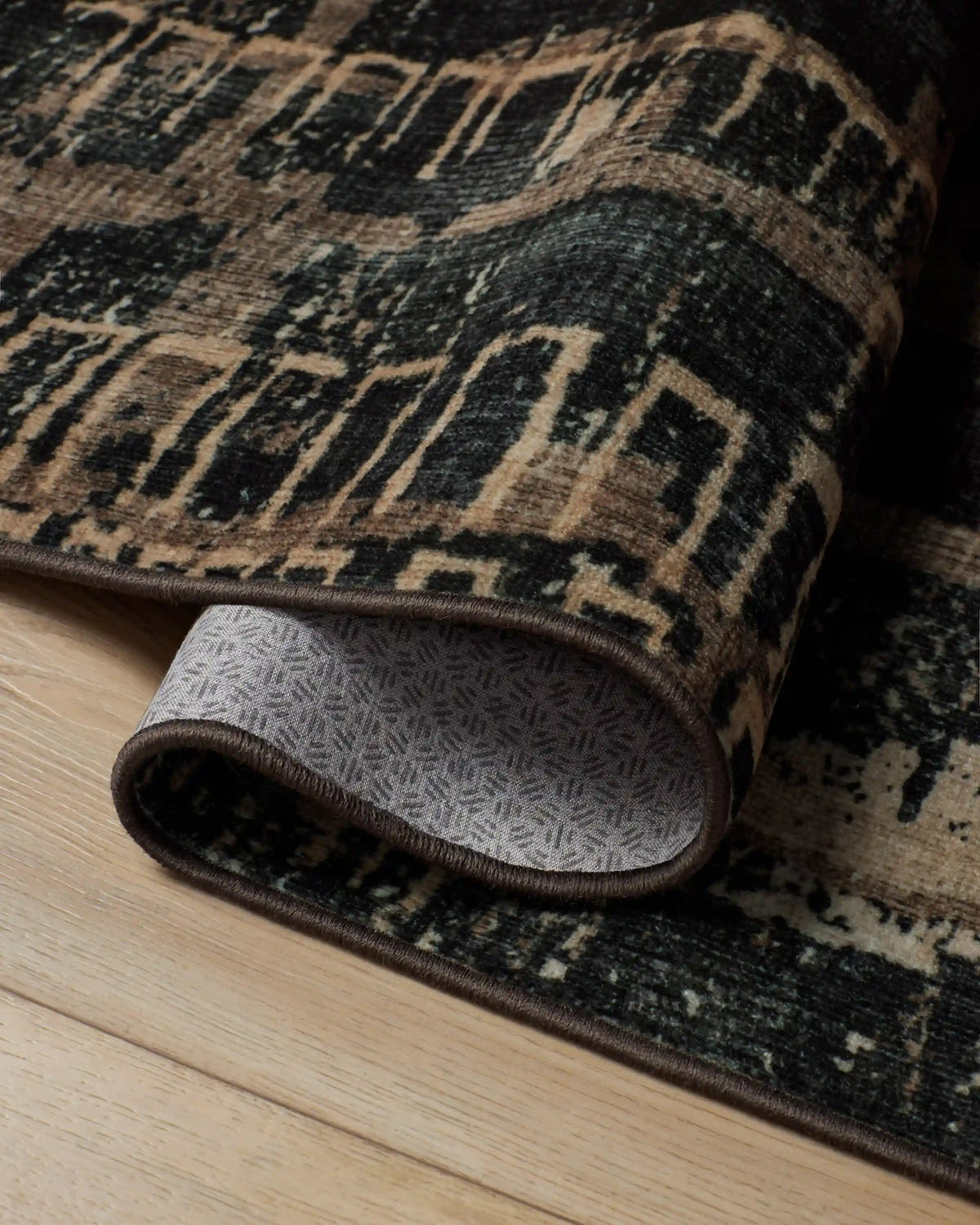 Ourea Dark Wood Rug