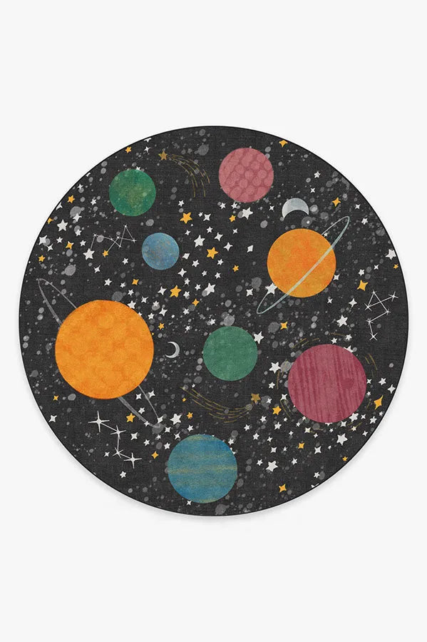 Outer Space Black Rug