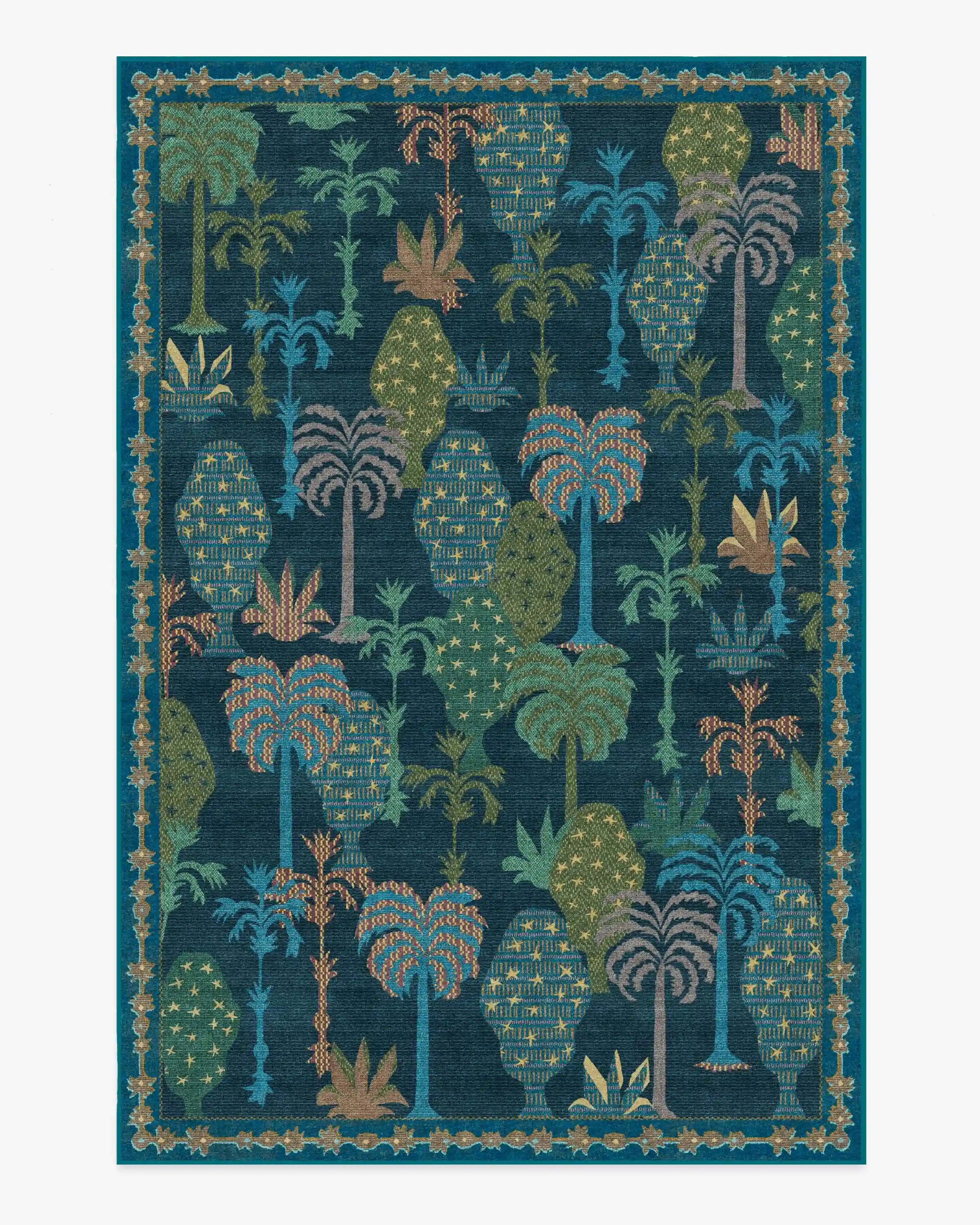 Palmistry Midnight Rug by Jungalow