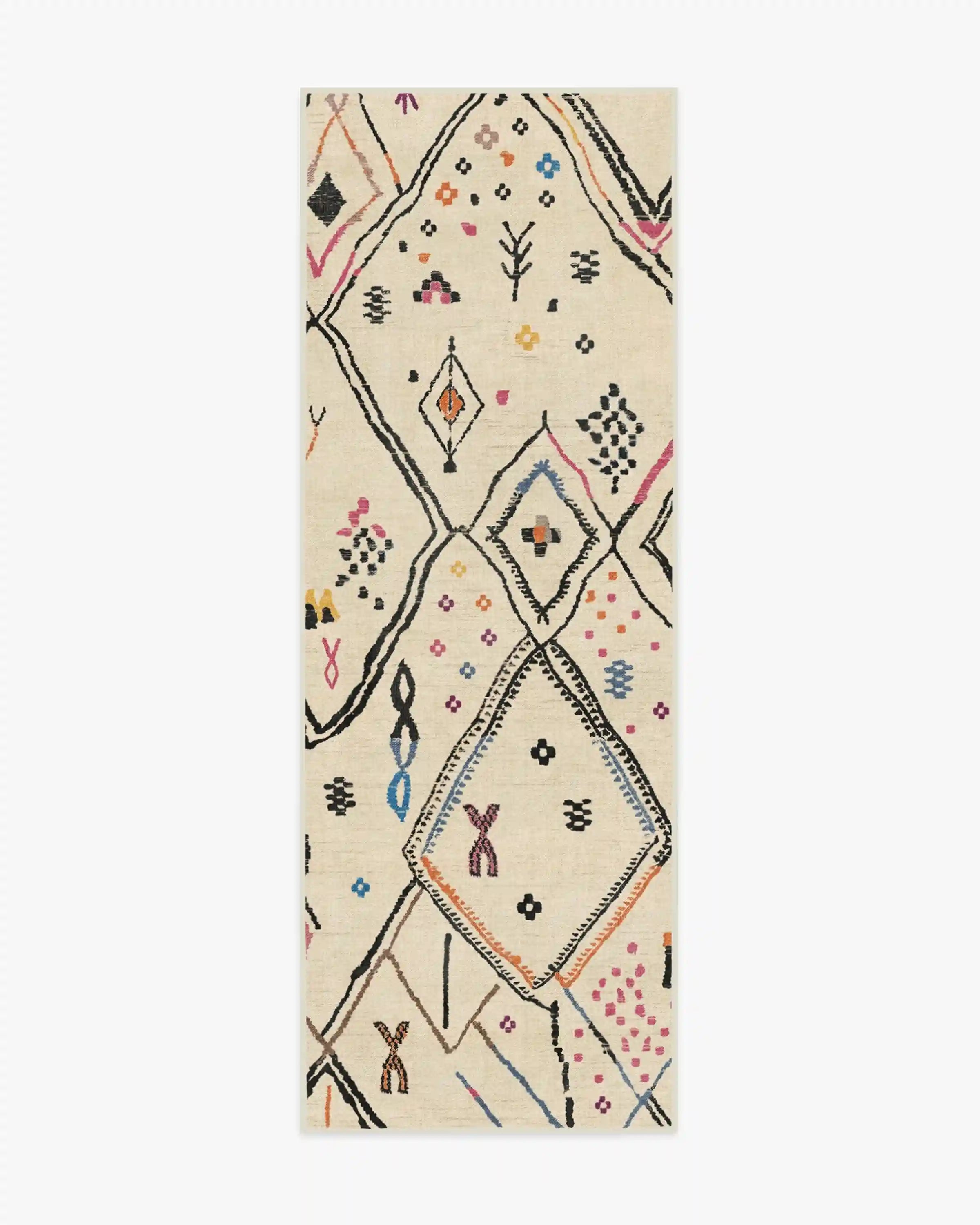 Pamir Ivory Multicolour Rug