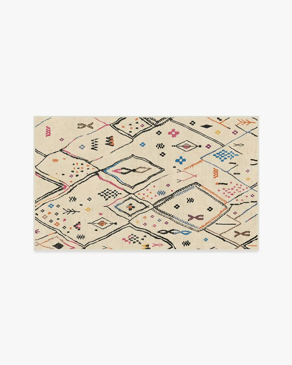 Pamir Ivory Multicolour Rug