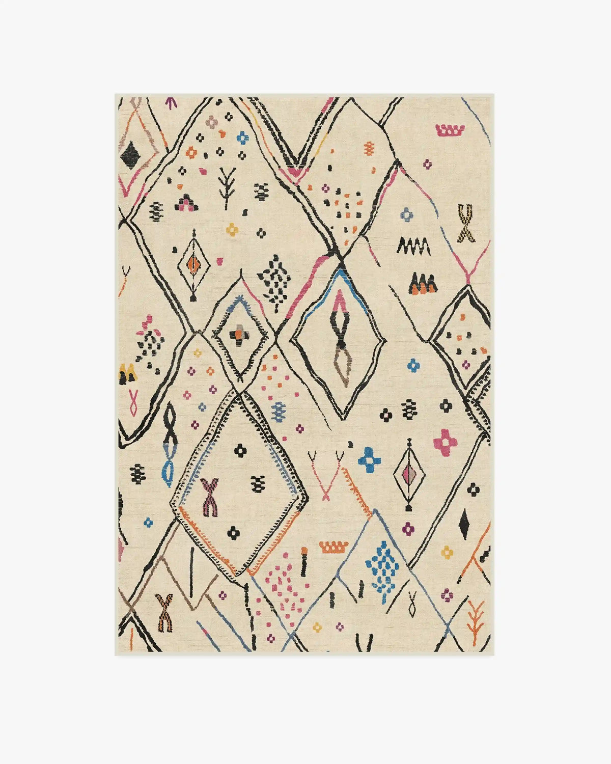 Pamir Ivory Multicolour Rug