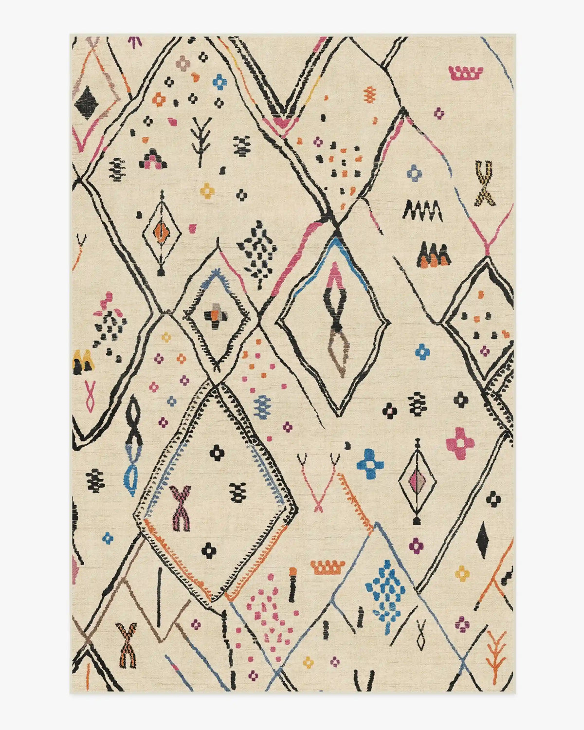 Pamir Ivory Multicolour Rug