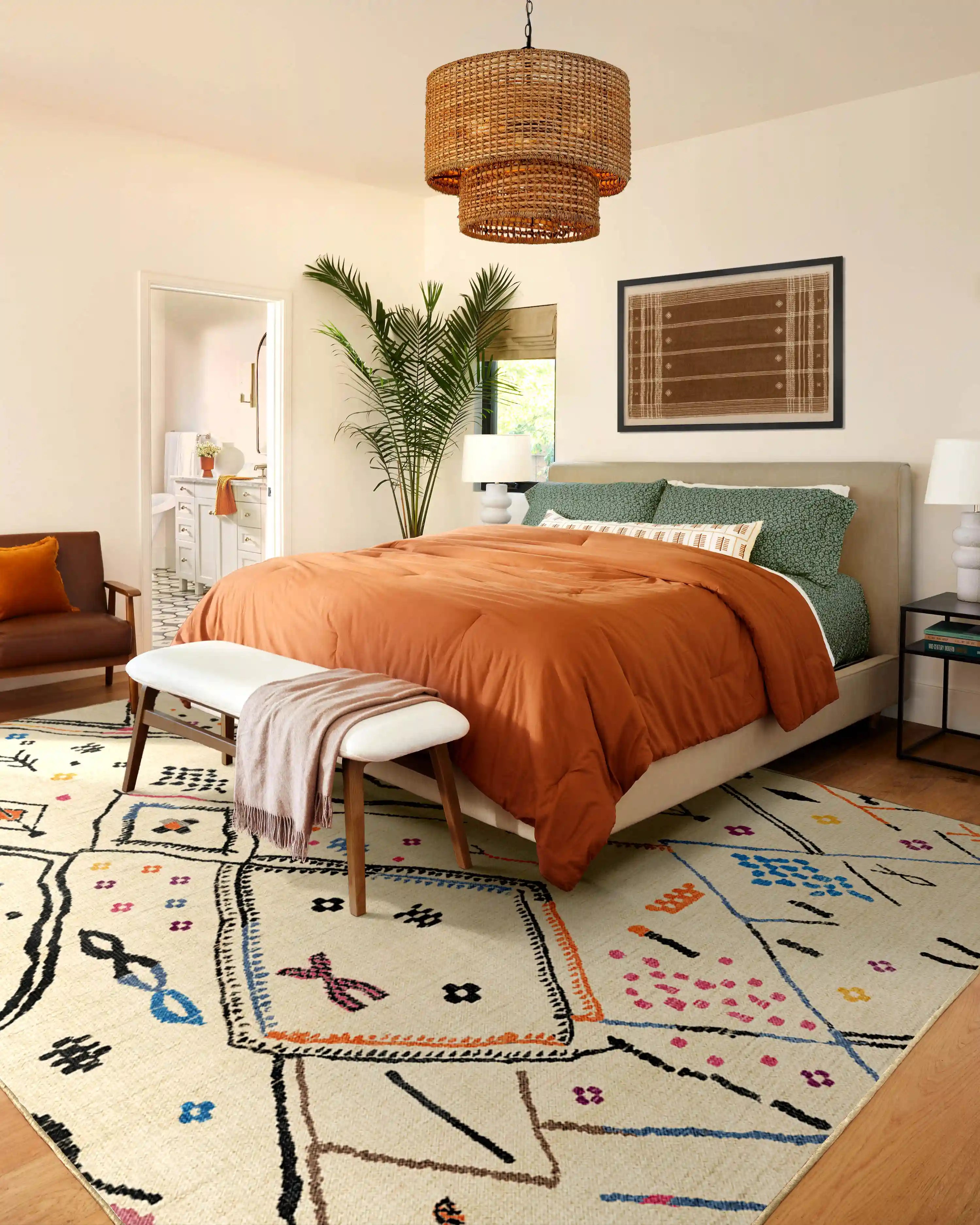 Pamir Ivory Multicolour Rug