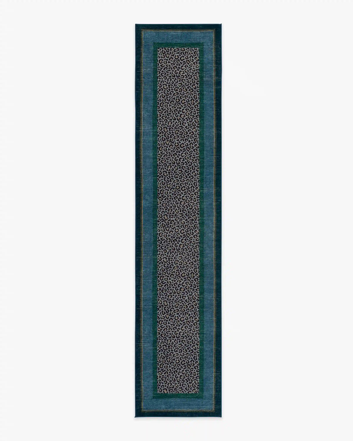 Panthera Blue & Green Rug by Scalamandré