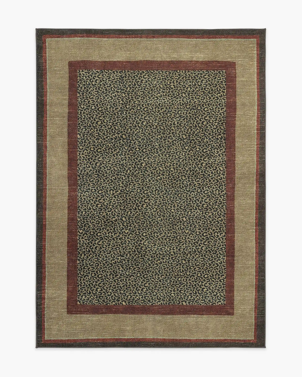 Panthera Tan & Rust Rug by Scalamandré