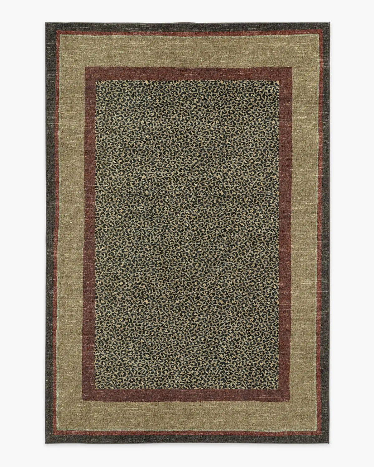 Panthera Tan & Rust Rug by Scalamandré