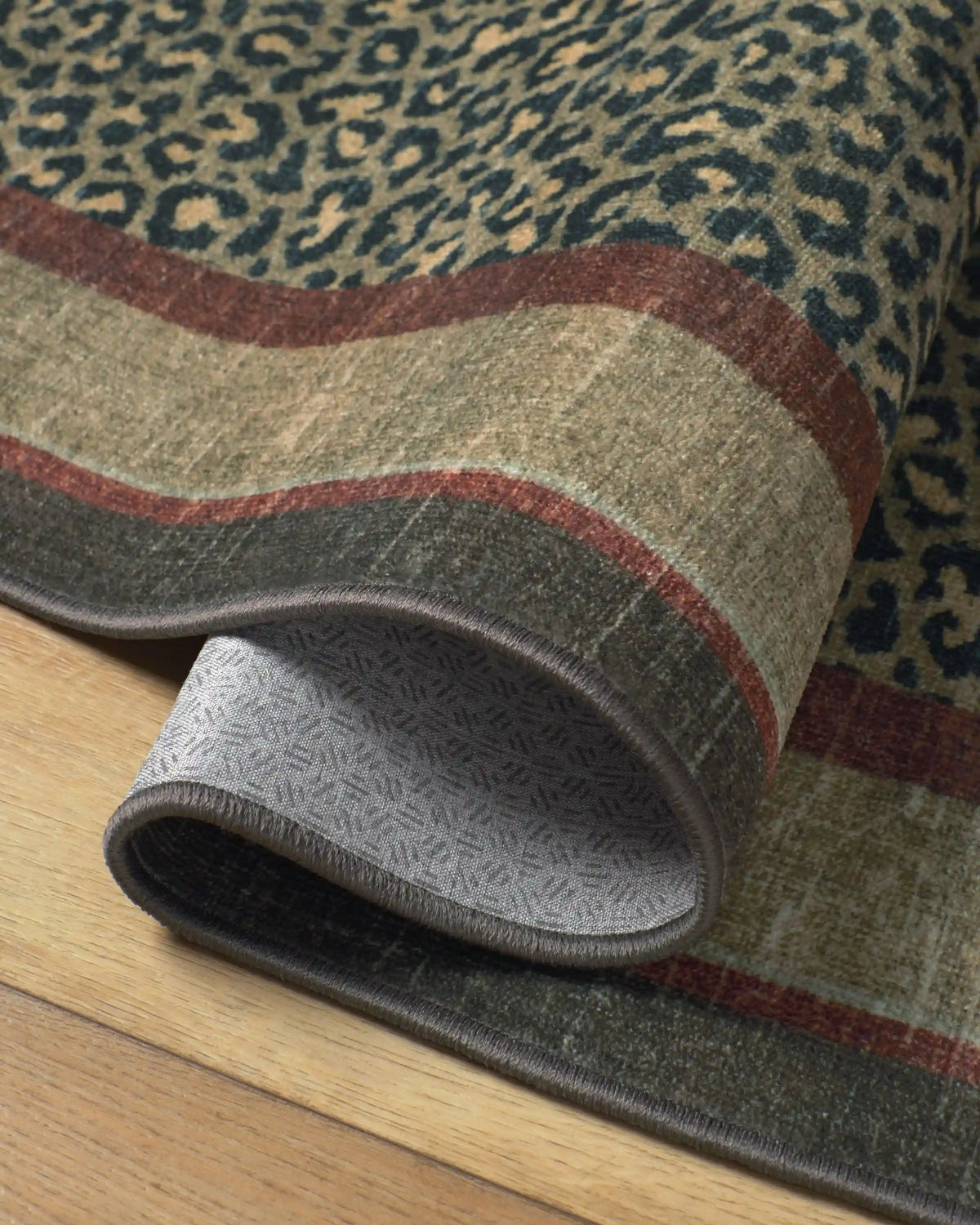 Panthera Tan & Rust Rug by Scalamandré