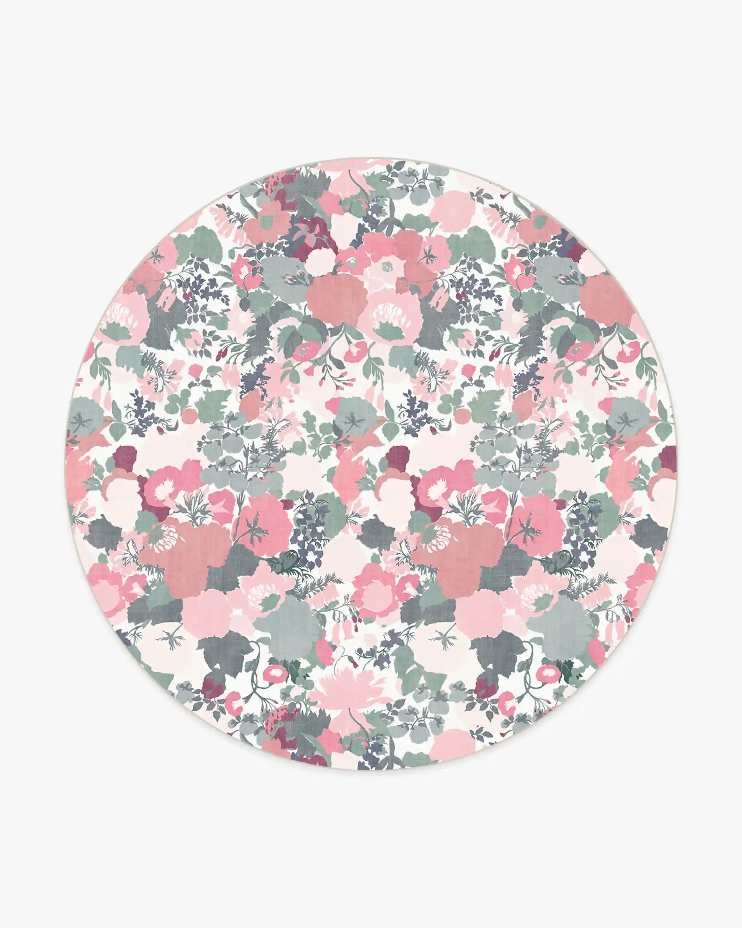 Parchment Shadow Pink Rug by Liberty