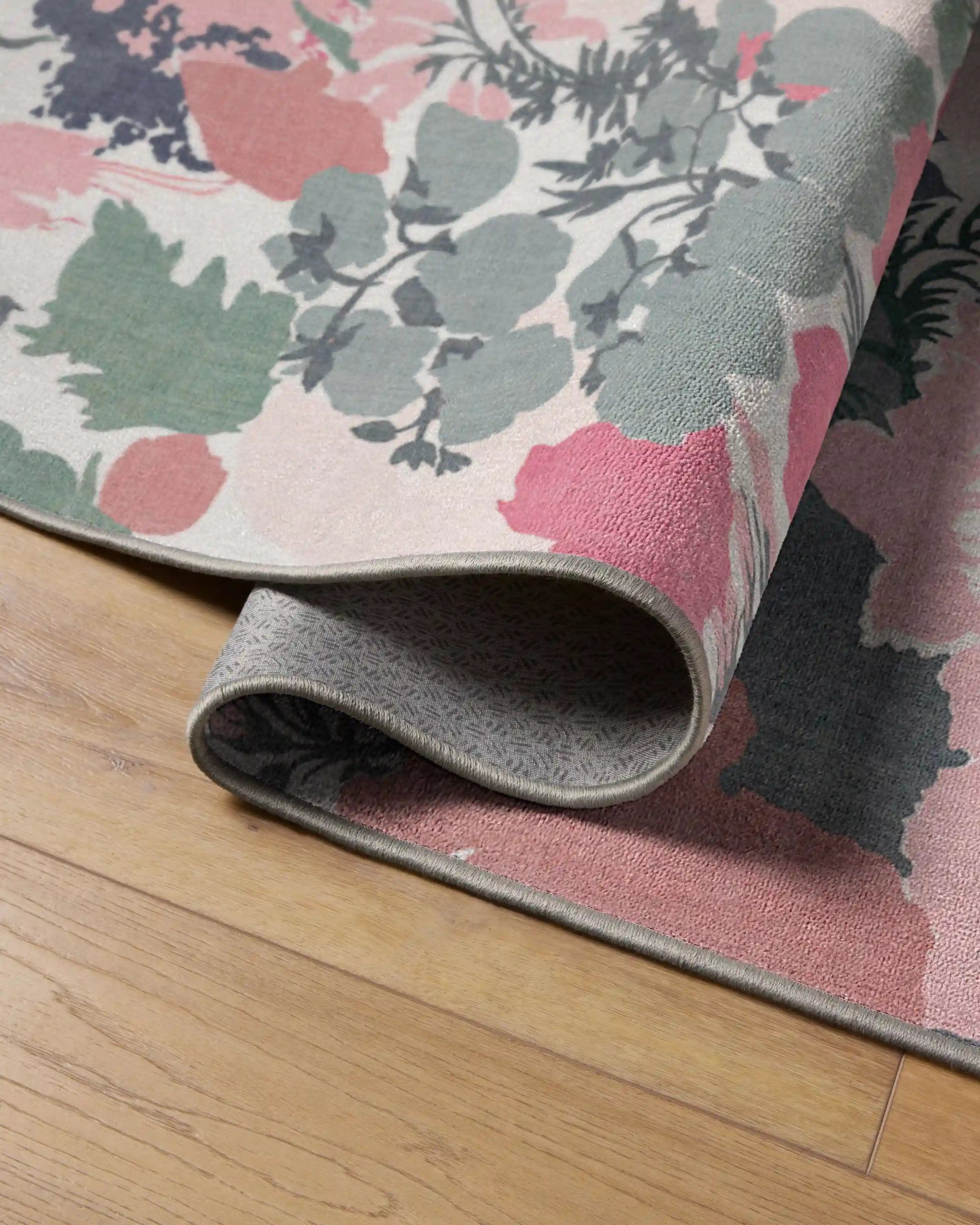 Parchment Shadow Pink Rug by Liberty