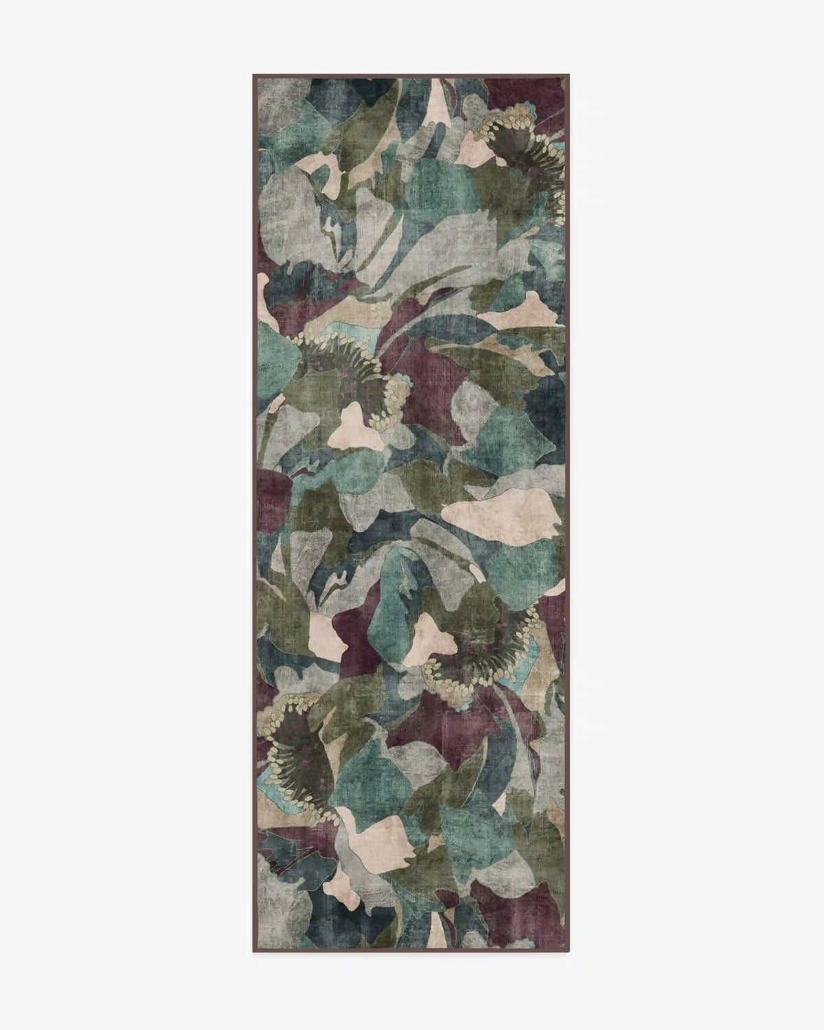 Peony Promenade Aubergine Rug by Liberty