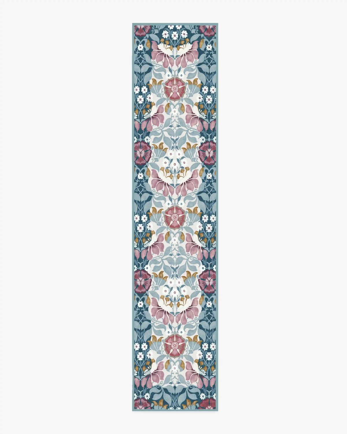 Persephone Ivory & Blue Rug by Liberty