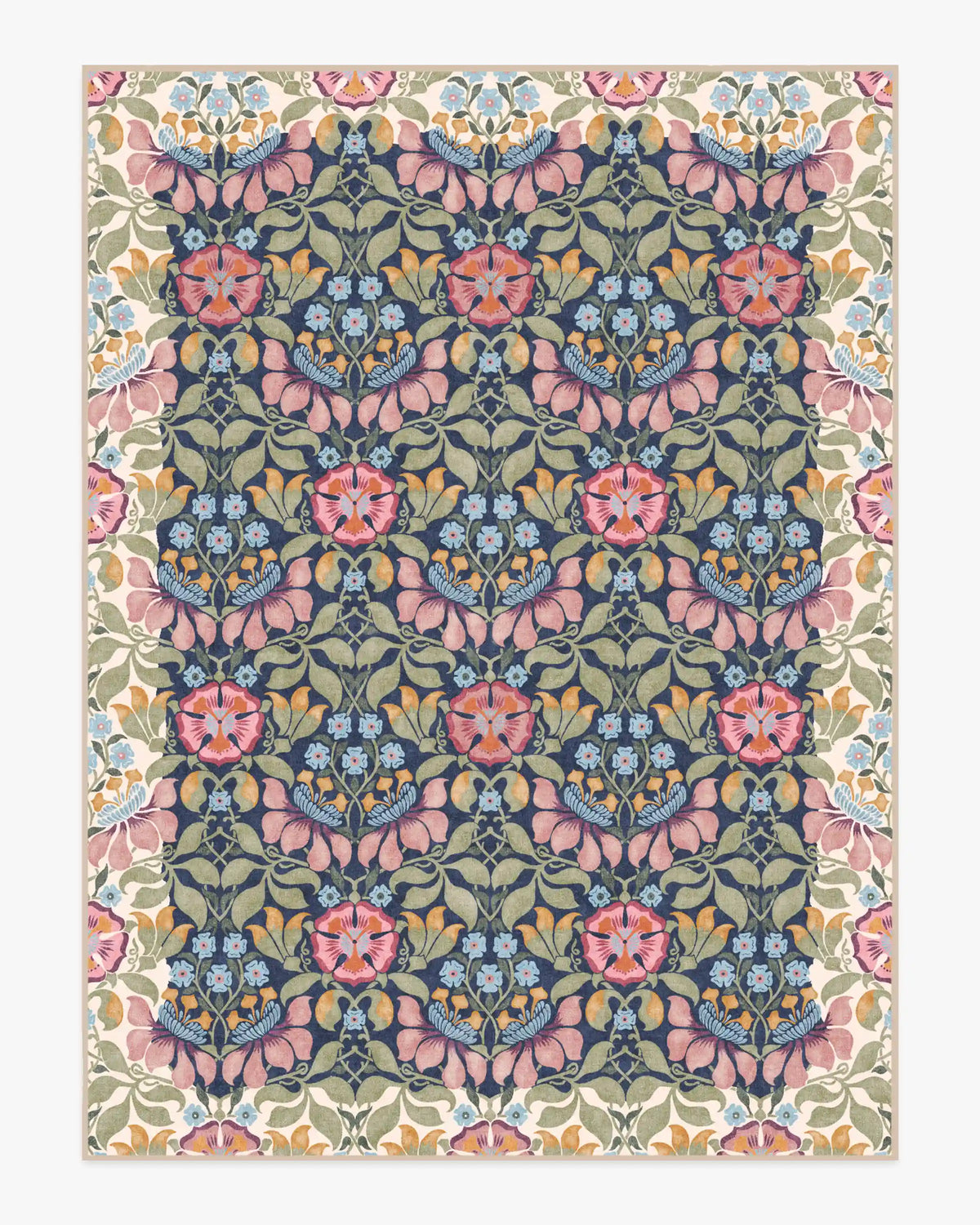 Persephone Midnight & Cream Rug by Liberty