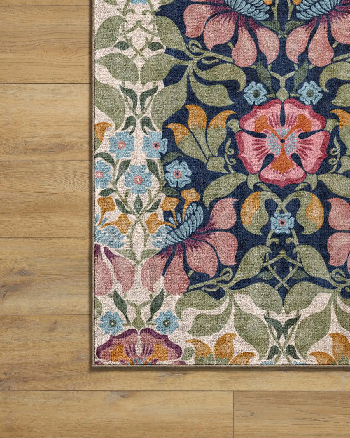 Persephone Midnight & Cream Rug by Liberty