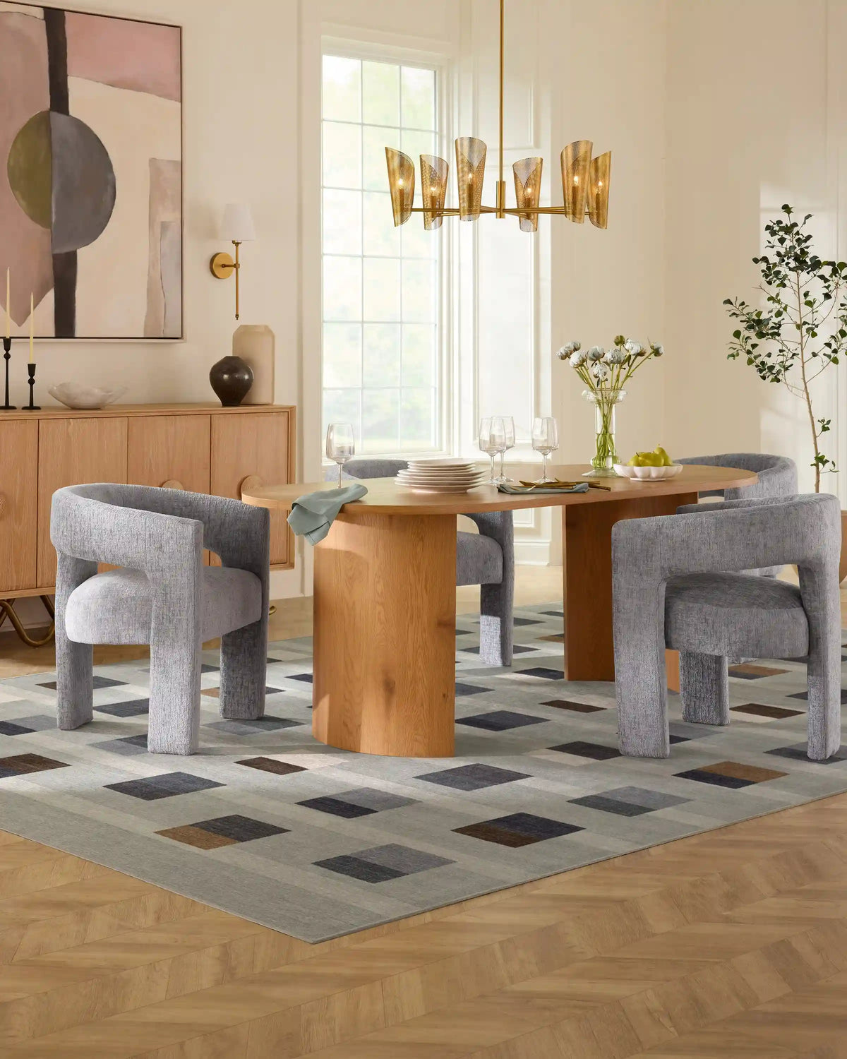 Pezzo Grey Rug
