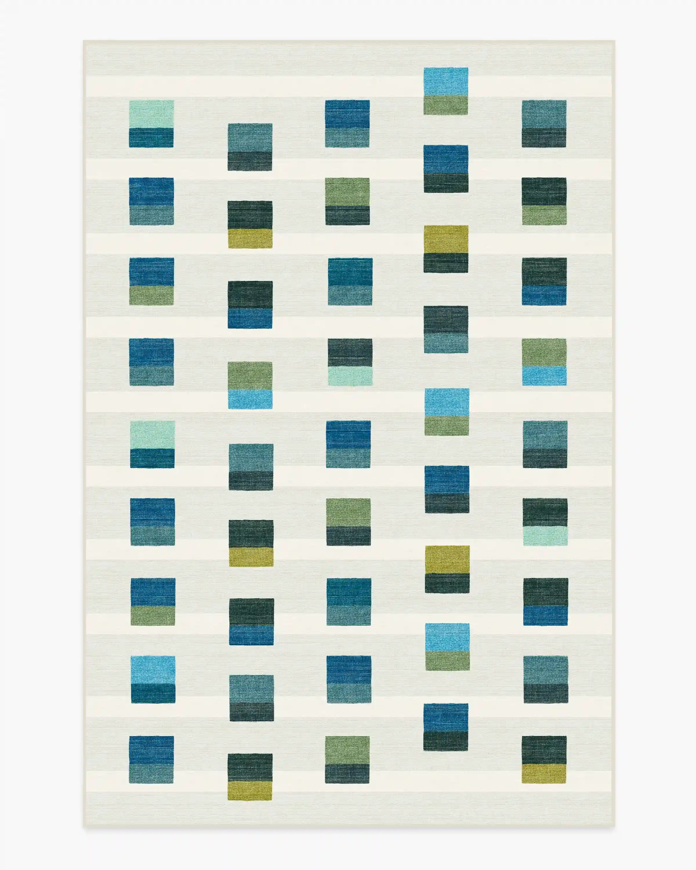 Pezzo Teal Rug