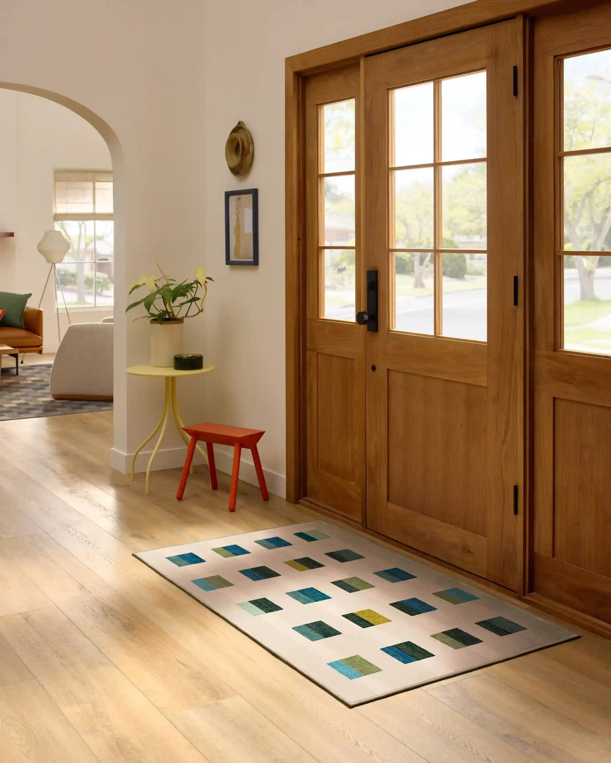 Pezzo Teal Rug