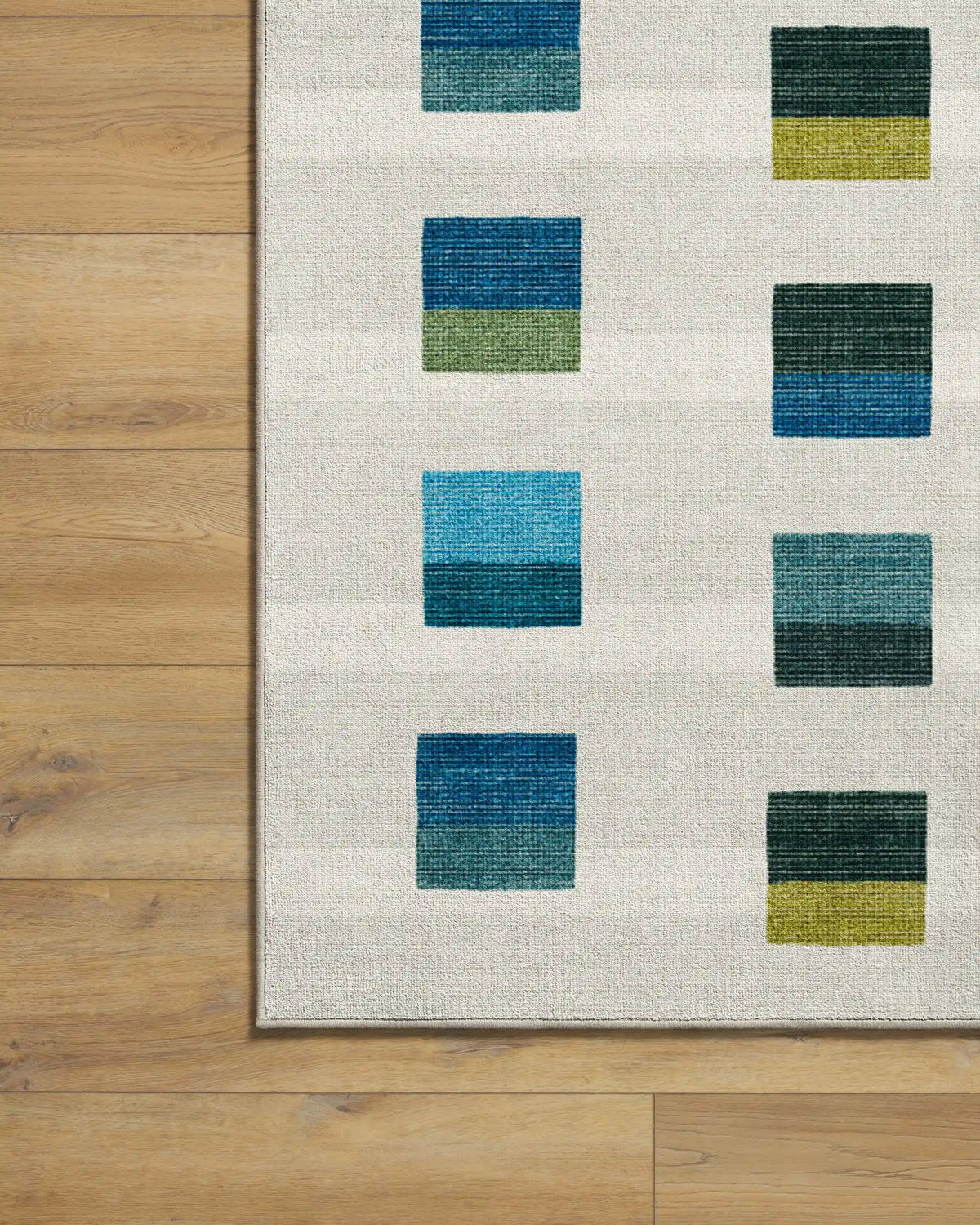 Pezzo Teal Rug