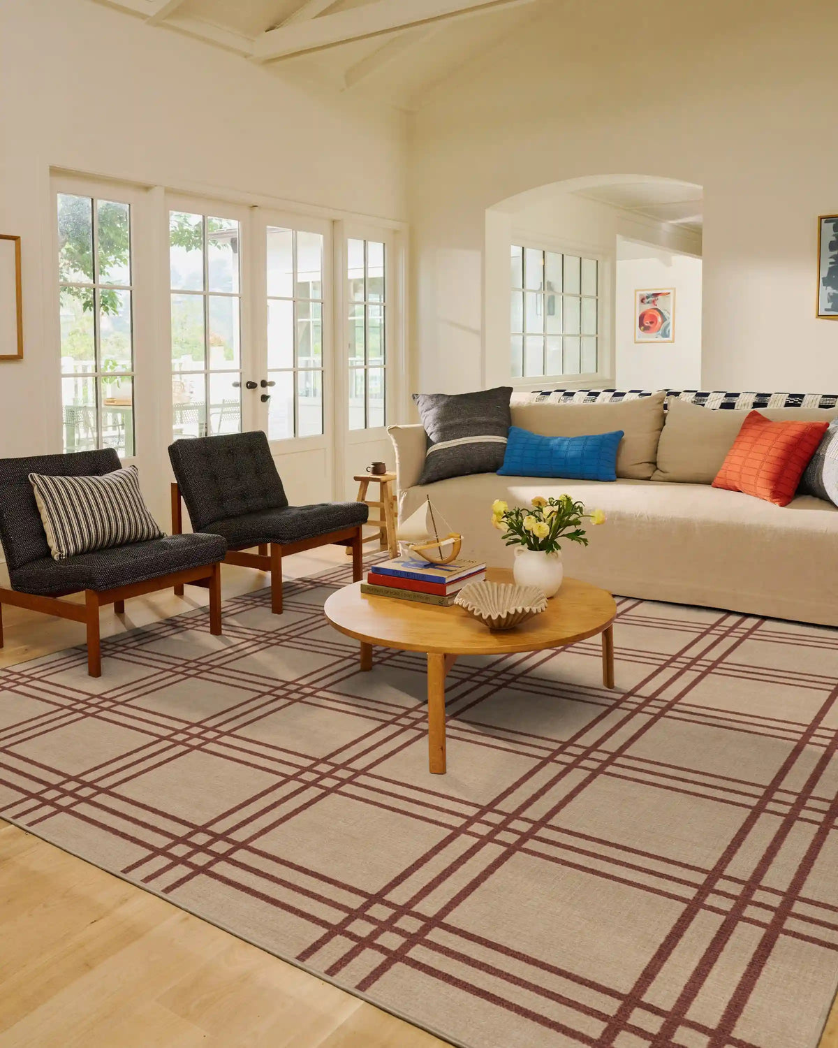 Pierre Rust & Natural Rug