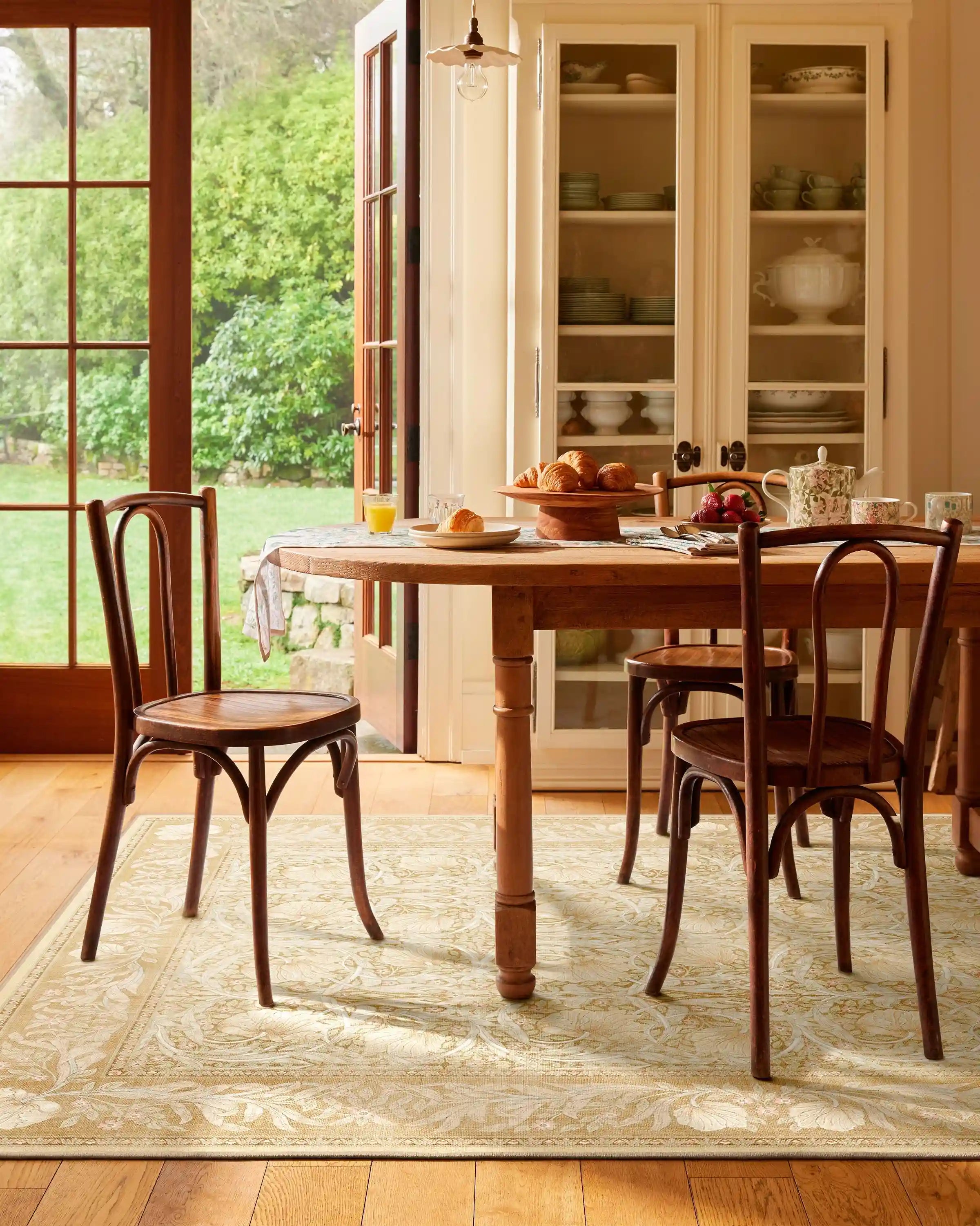 Pimpernel Light Ochre Rug by Morris & Co.