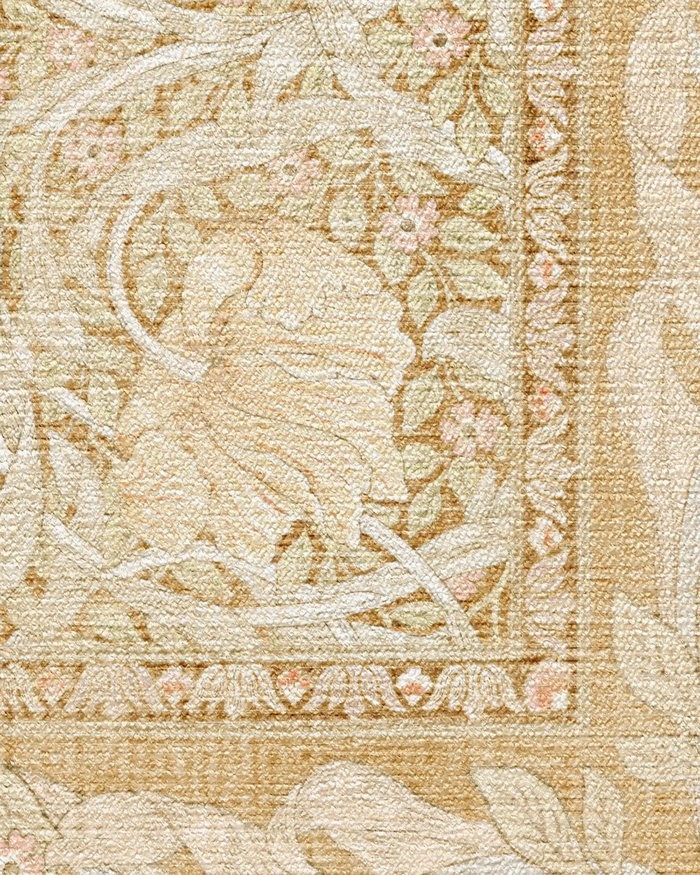 Pimpernel Light Ochre Rug by Morris & Co.