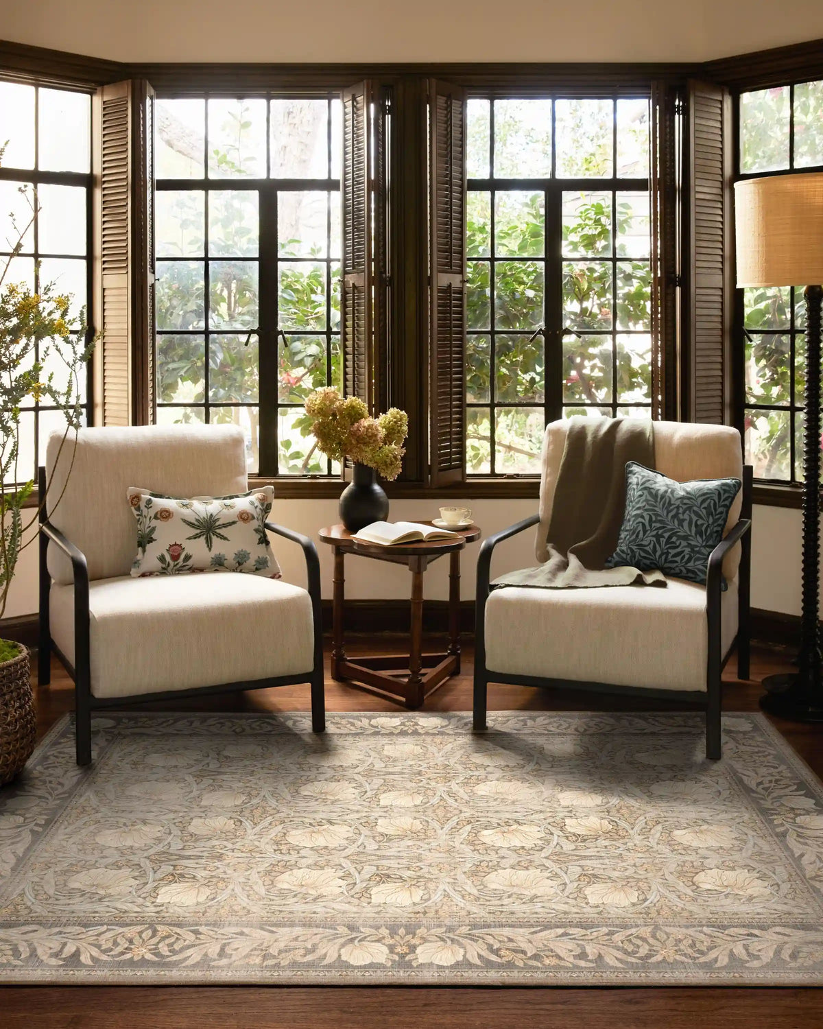 Pimpernel Mink Rug by Morris & Co.