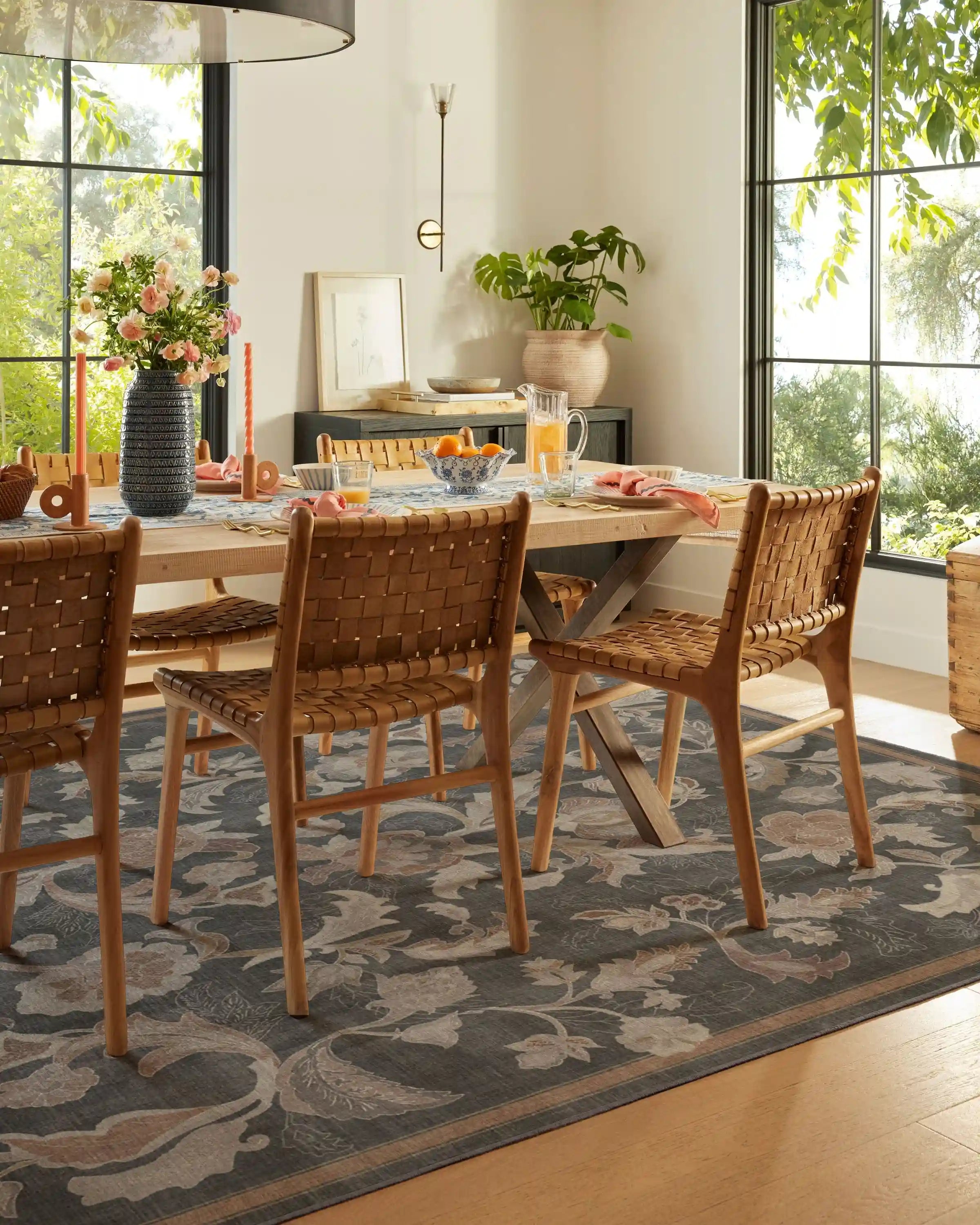 Plume Charcoal Rug