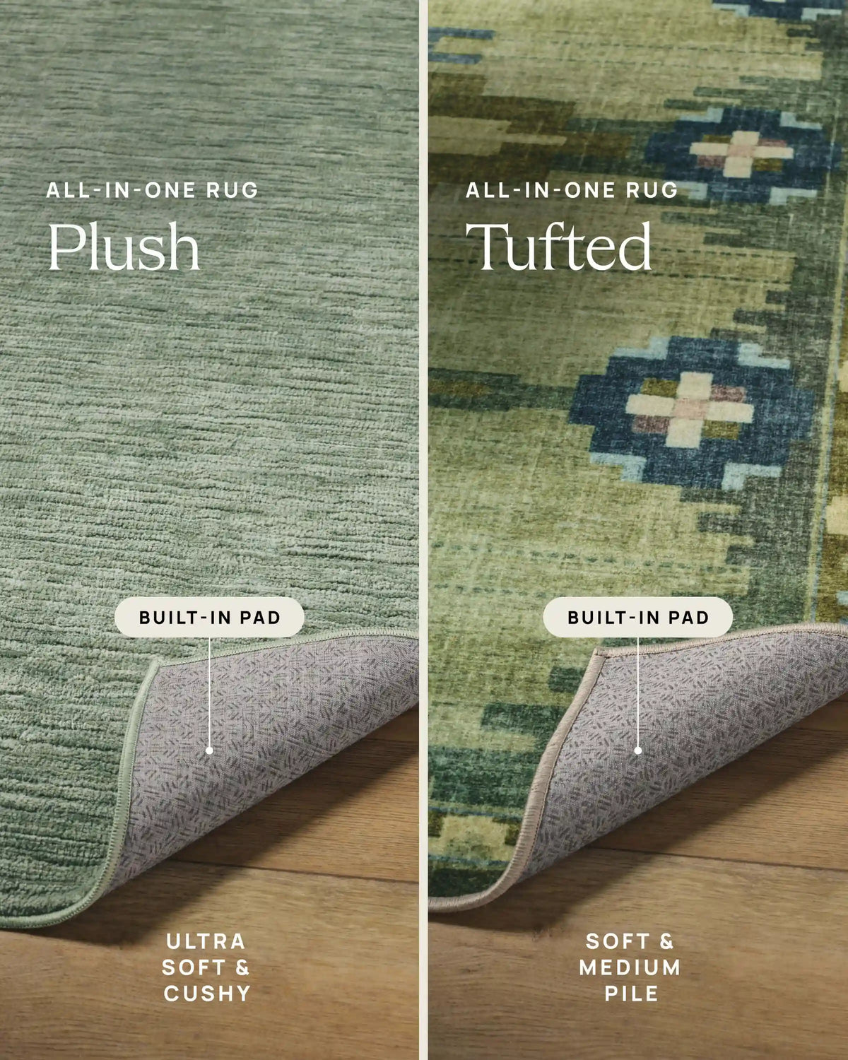 Finley Smoke Grey Plush Rug