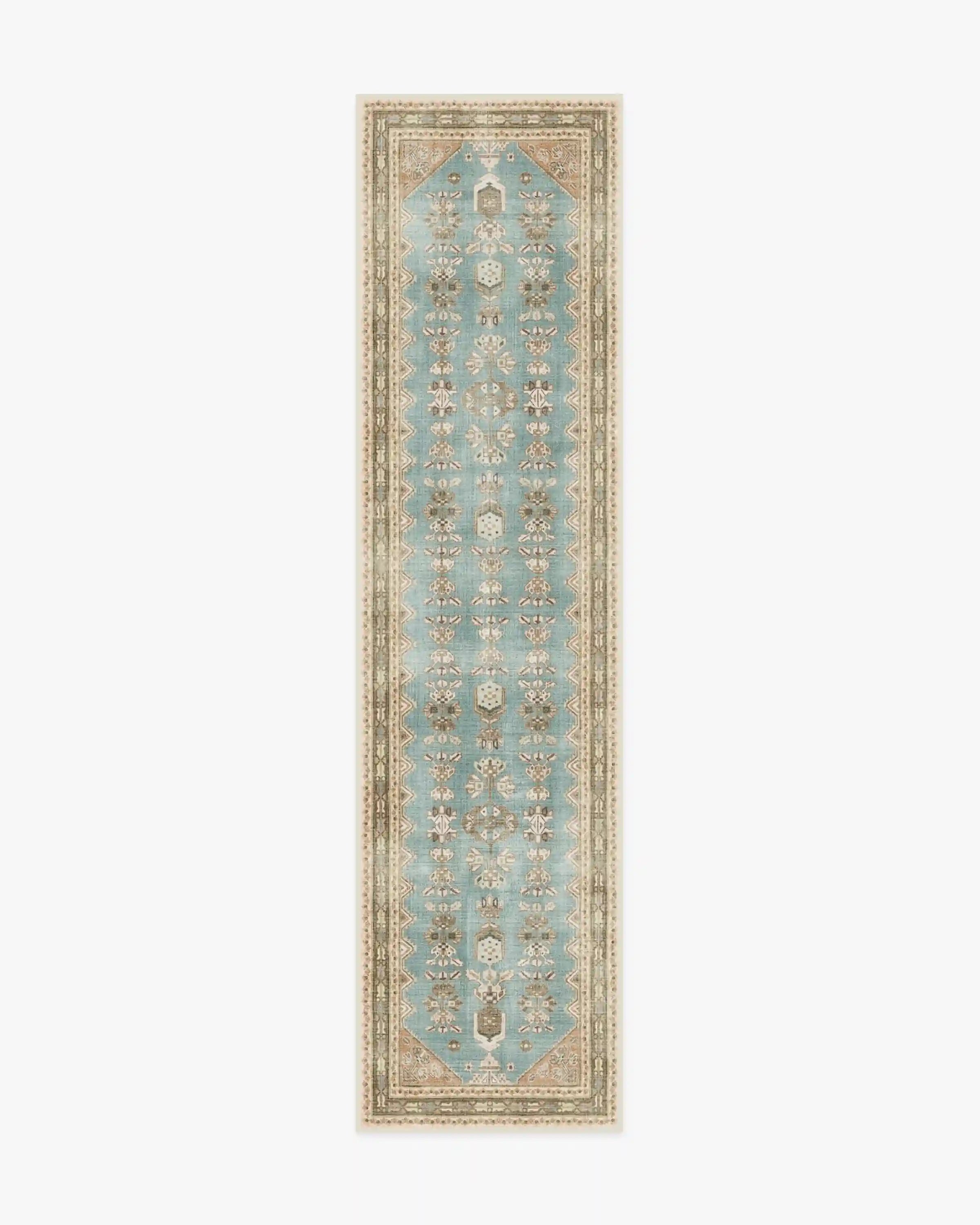 Pradera Blue & Terracotta Rug