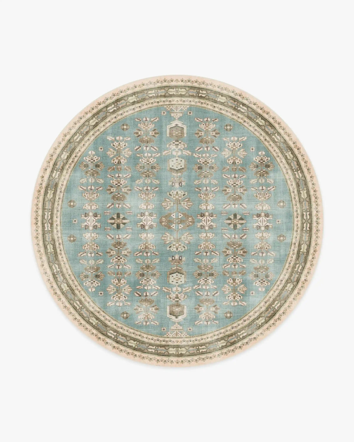Pradera Blue & Terracotta Rug