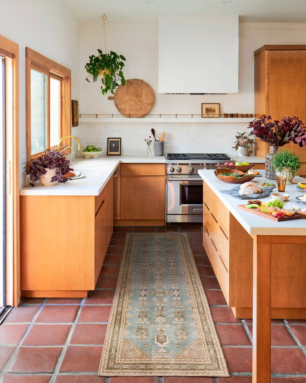 Pradera Blue & Terracotta Rug