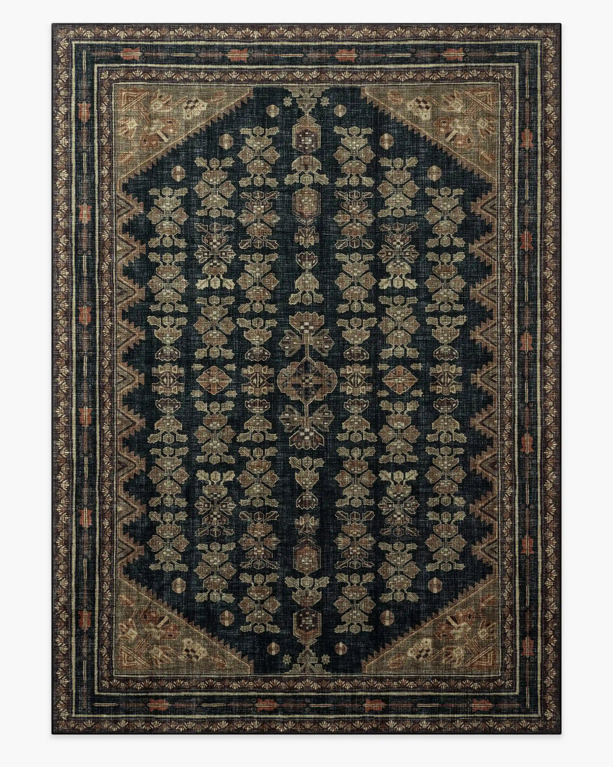 Pradera Soft Black & Brown Rug